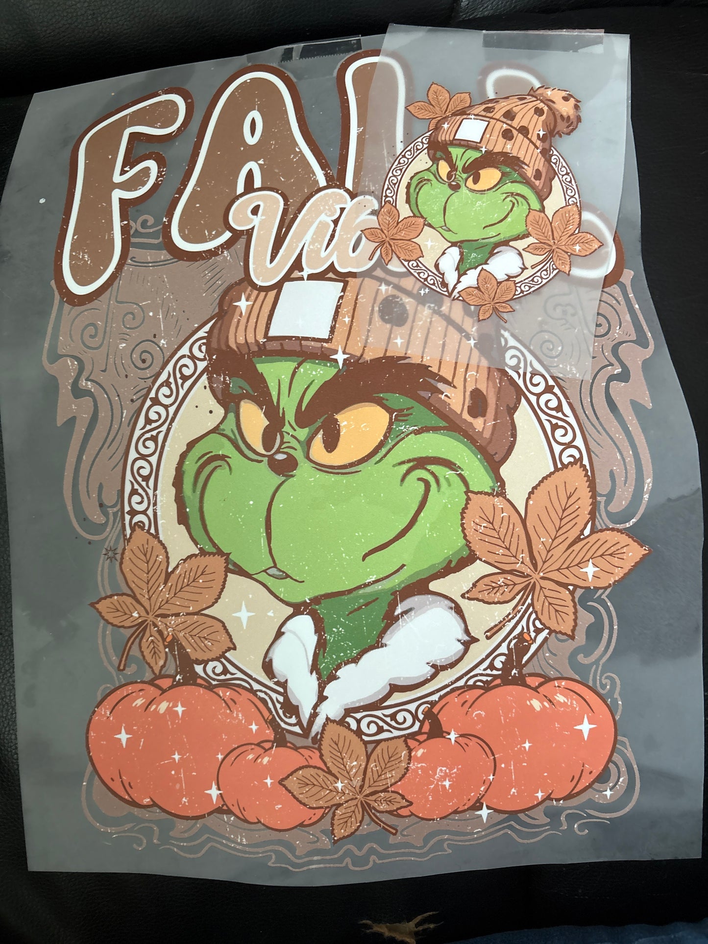 Adult fall heat press