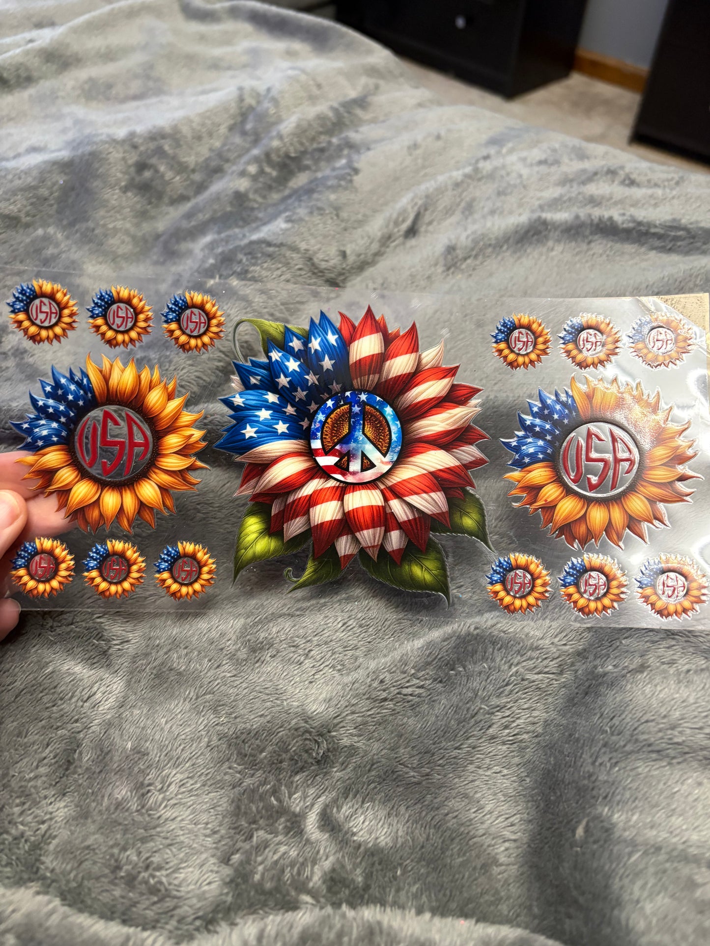 Holiday Red white and blue