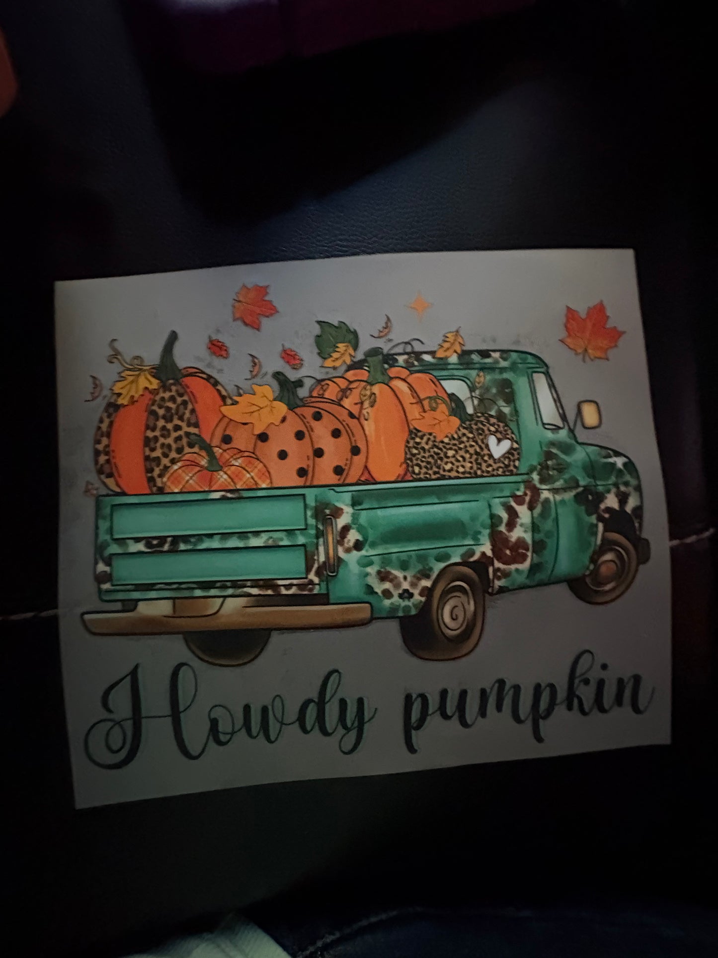 Adult Western fall heat press
