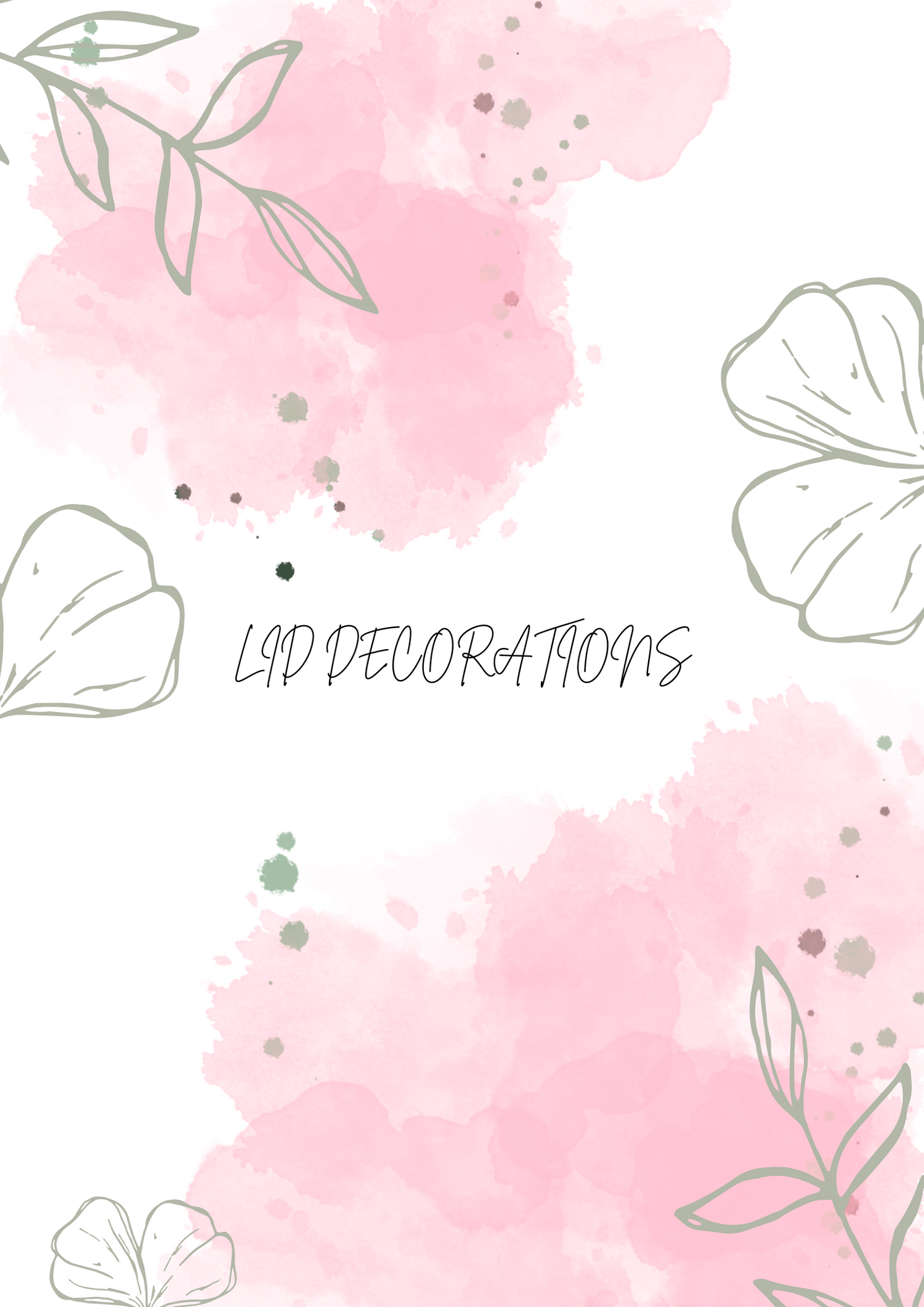 Lid decoration/ Extra lid