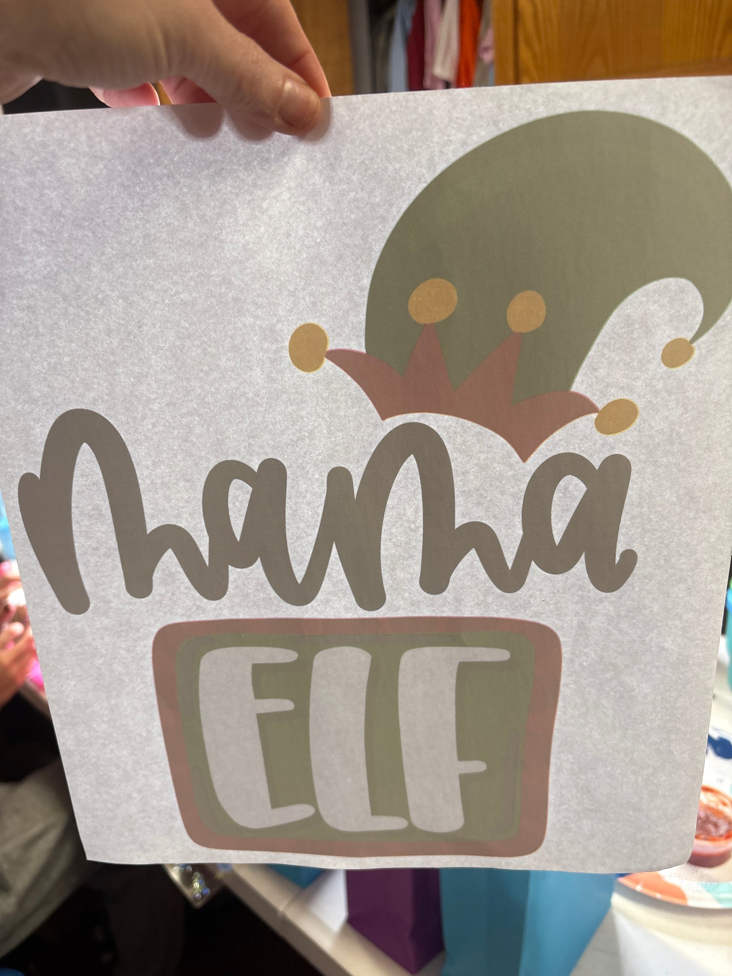 Heat press Christmas Adult