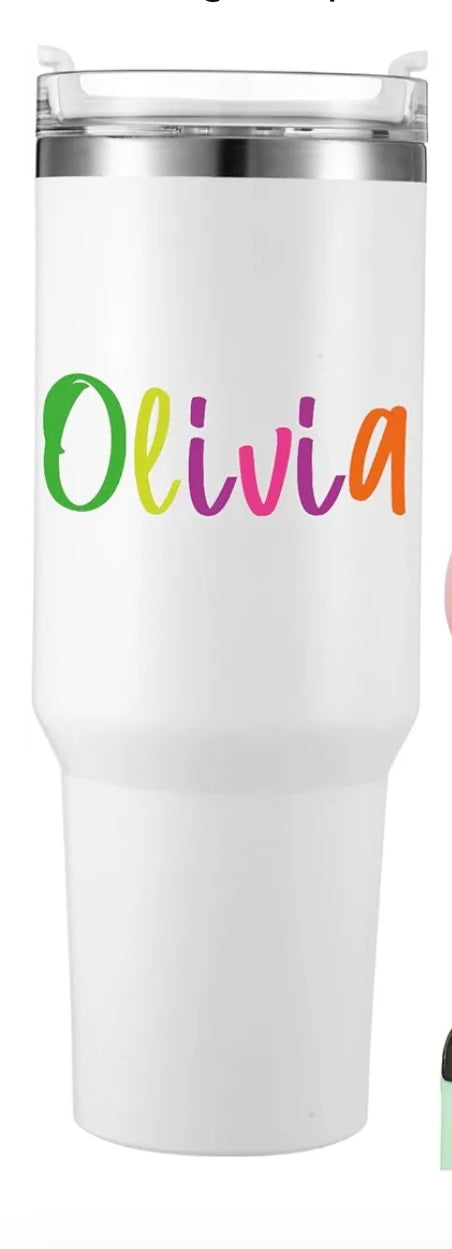 Add name to cup
