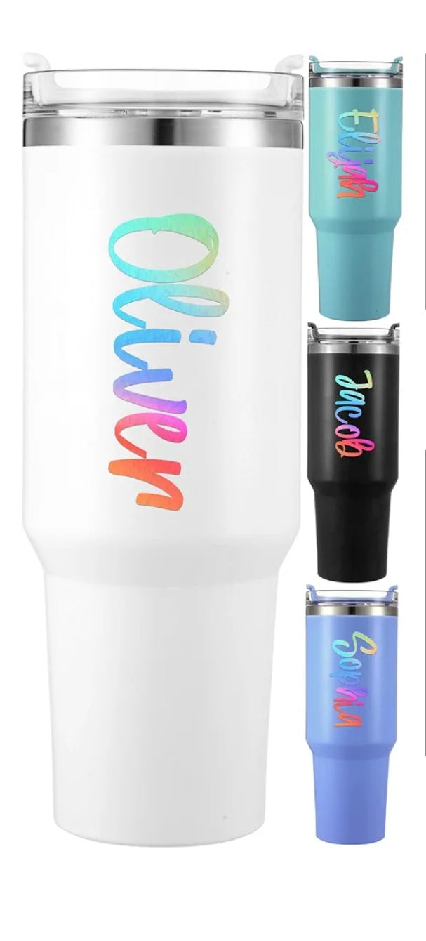 Add name to cup