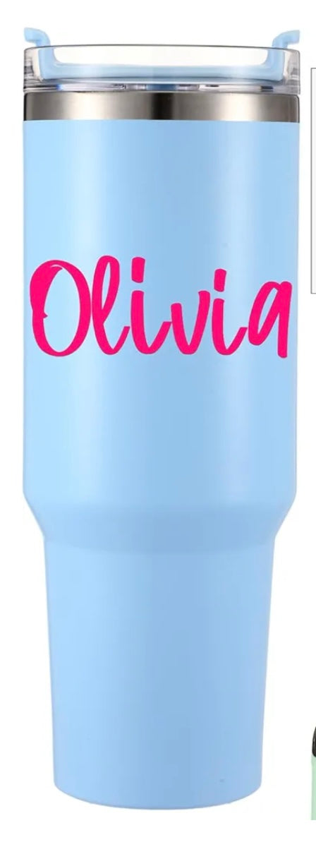 Add name to cup