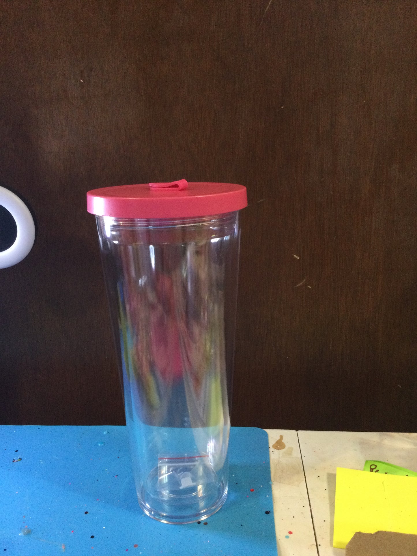 A 24 oz  snow globe cup
