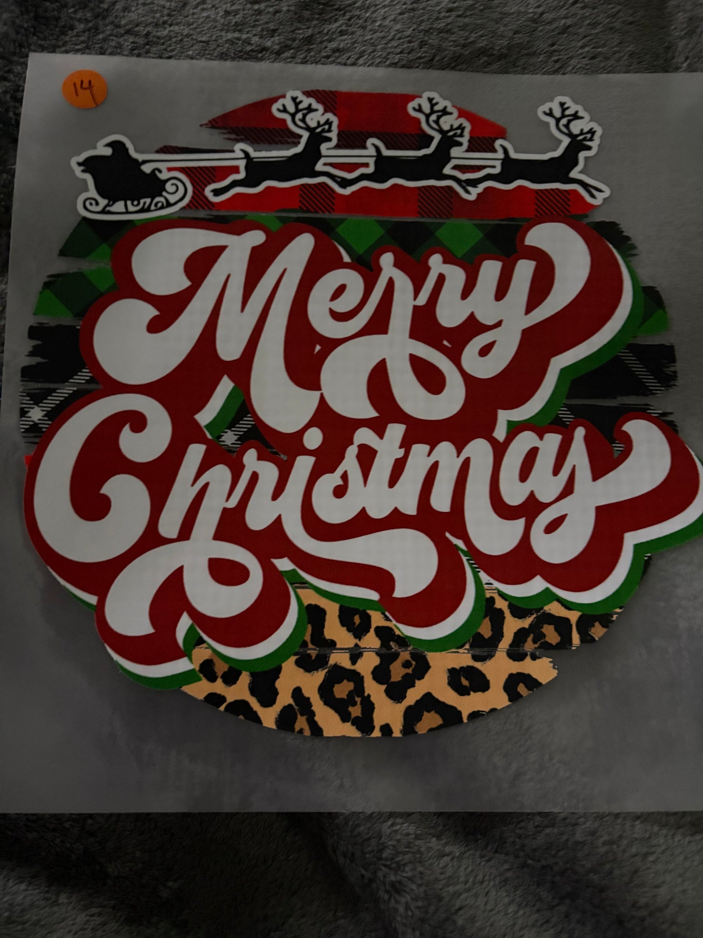 Heat press Christmas Adult