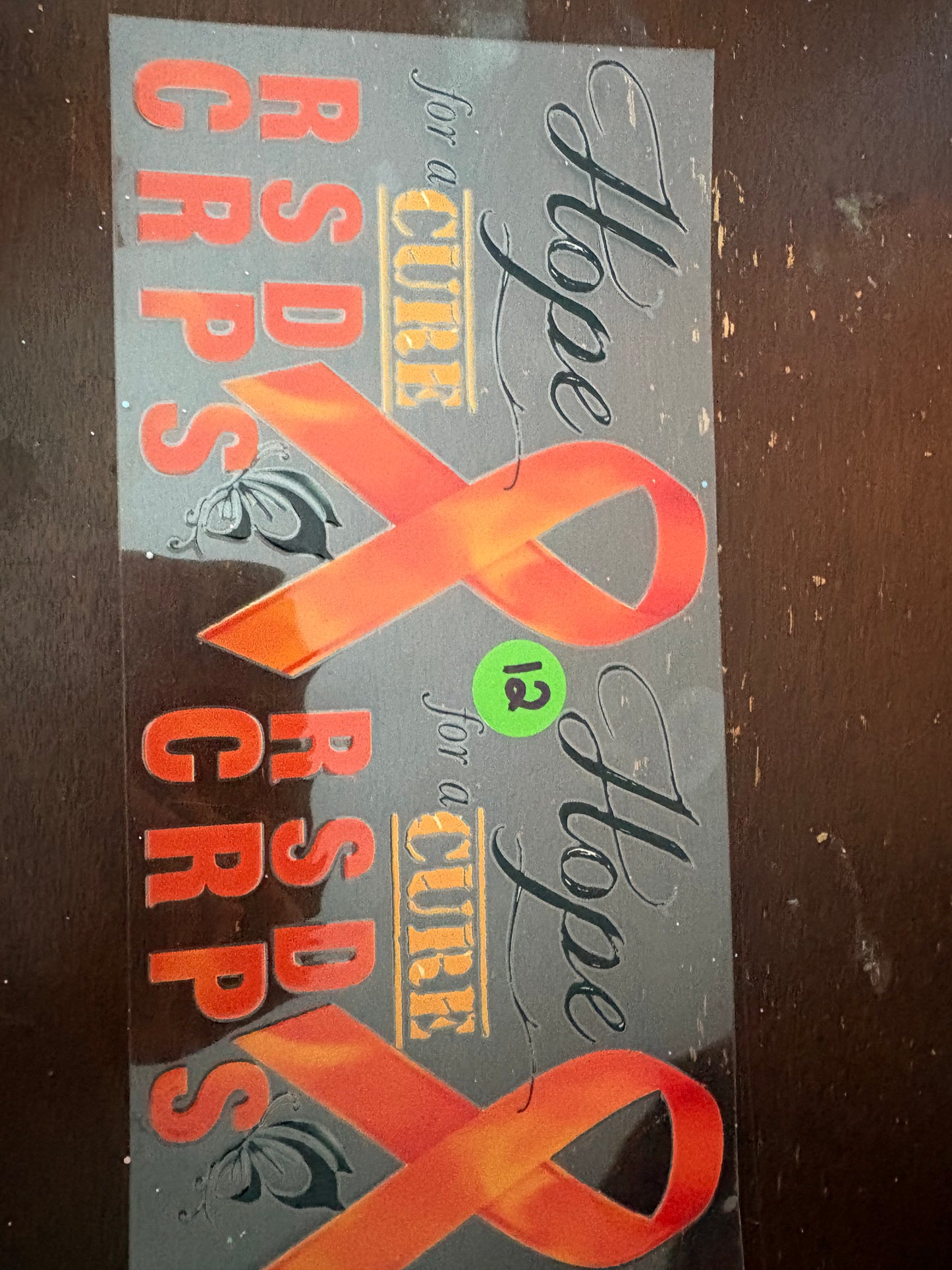Awareness/Cancer ribbons