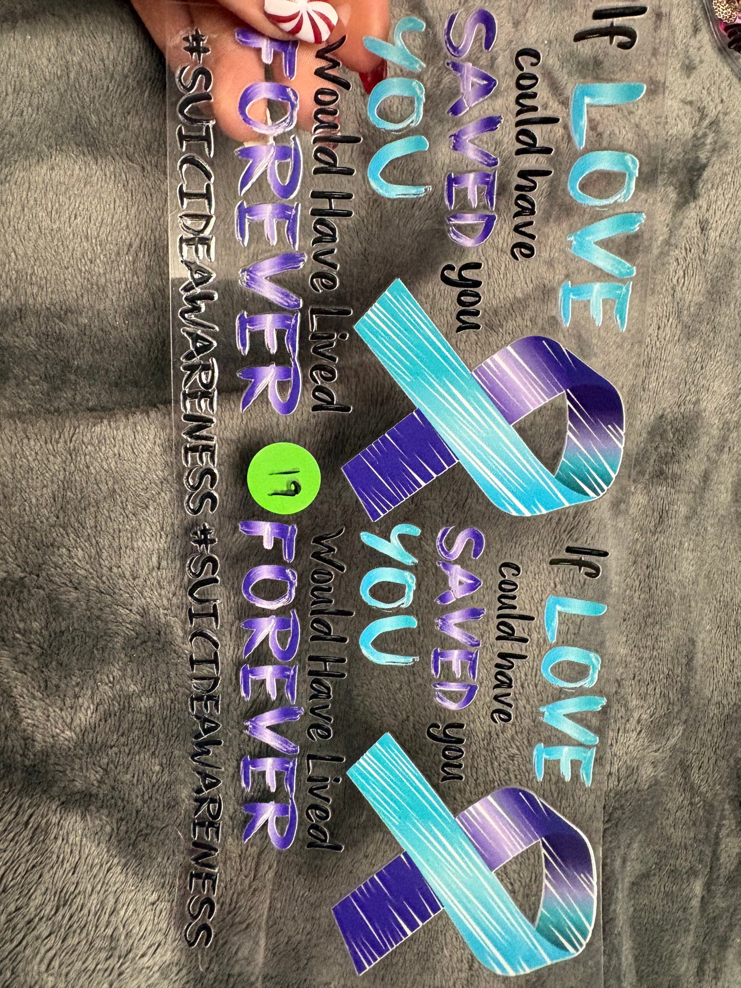 Awareness/Cancer ribbons