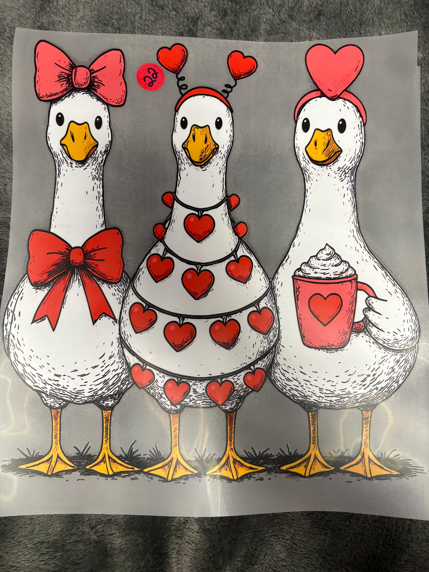 Valentine Day heat press