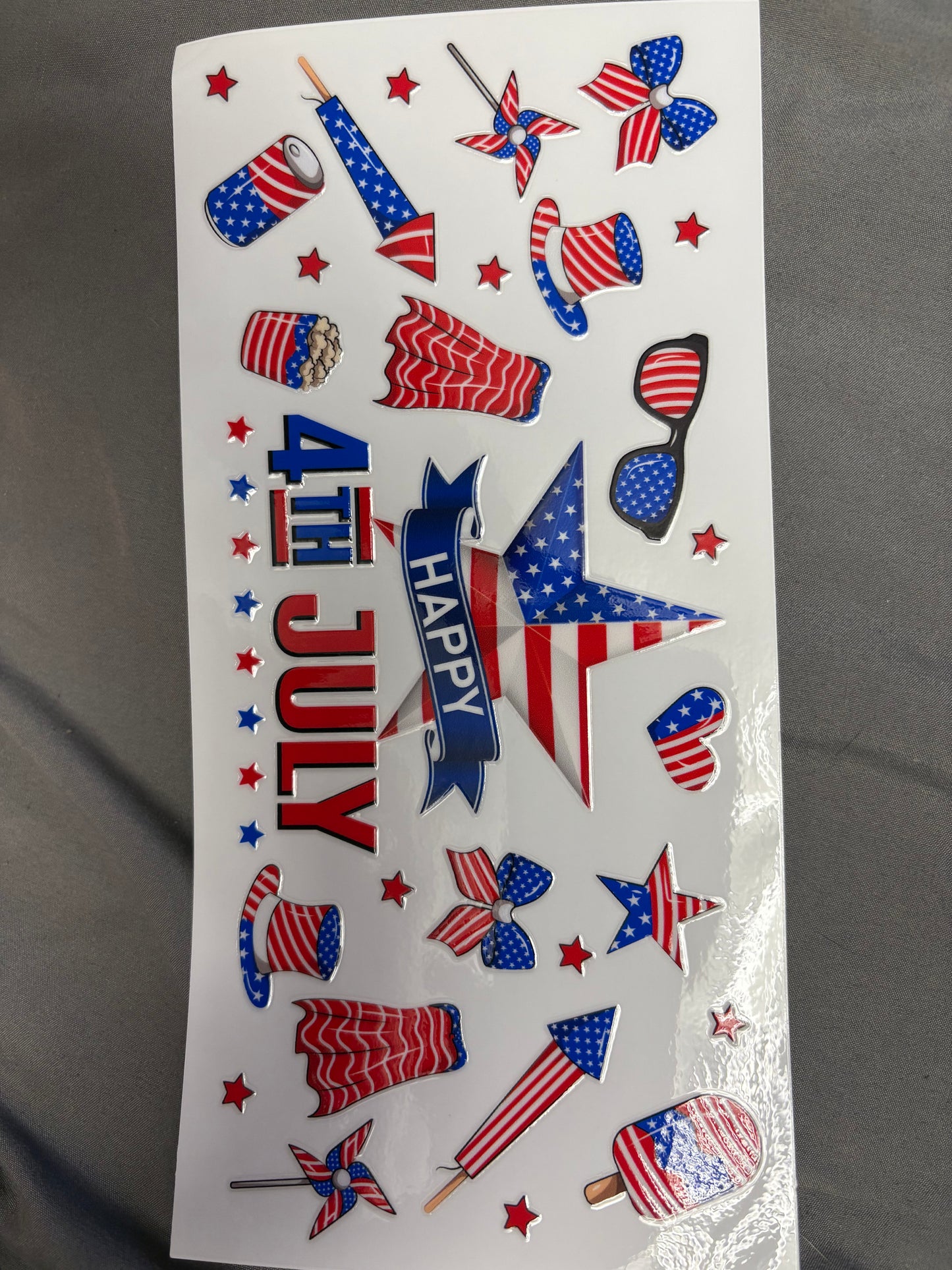 Holiday Red white and blue