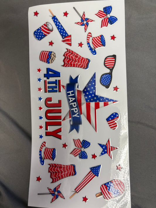 Holiday Red white and blue