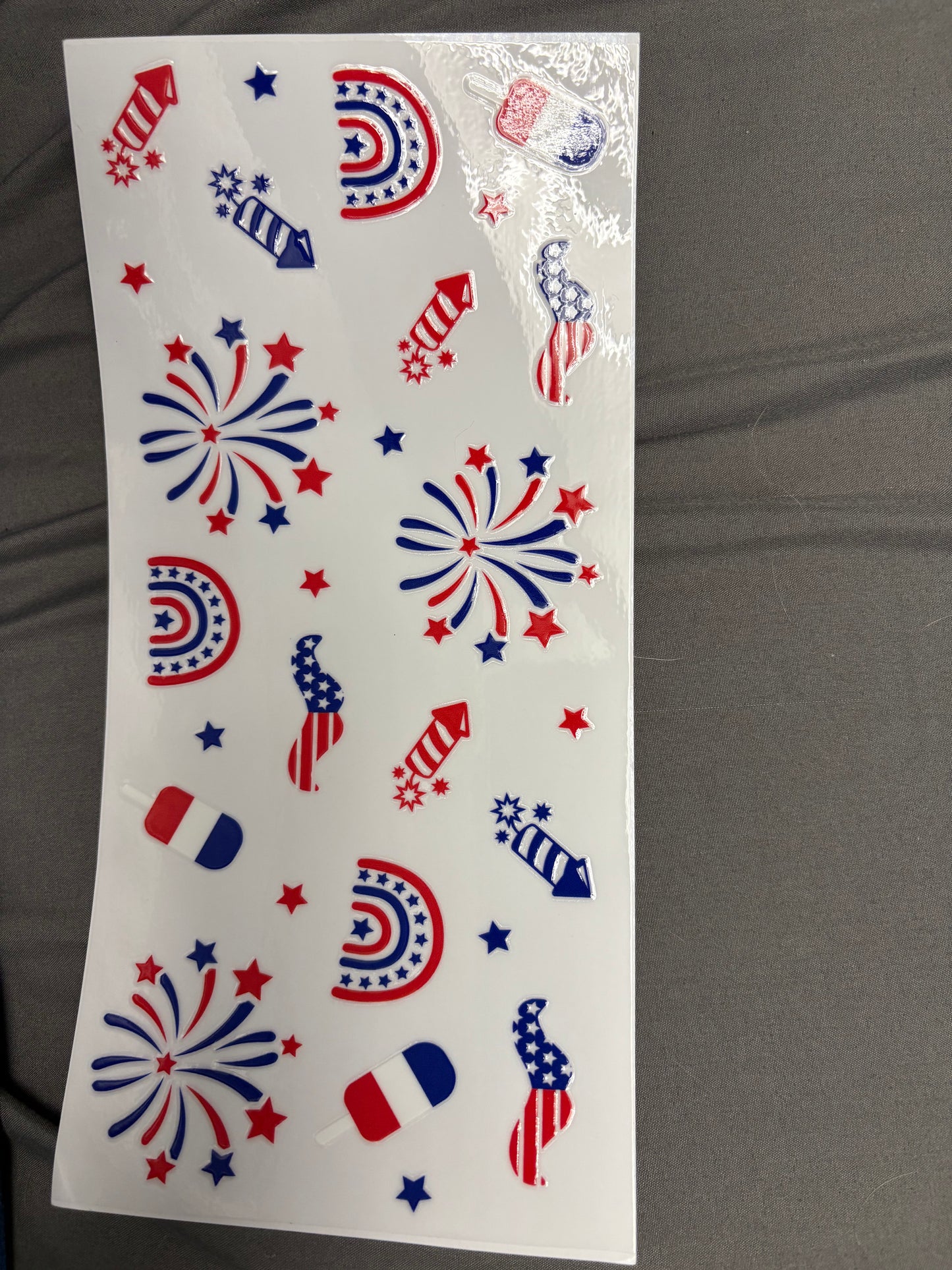 Holiday Red white and blue