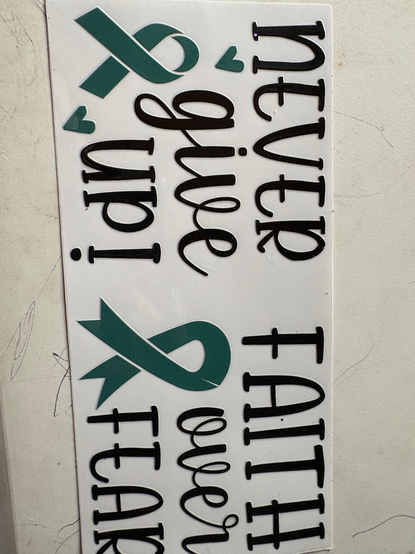 Awareness/Cancer ribbons