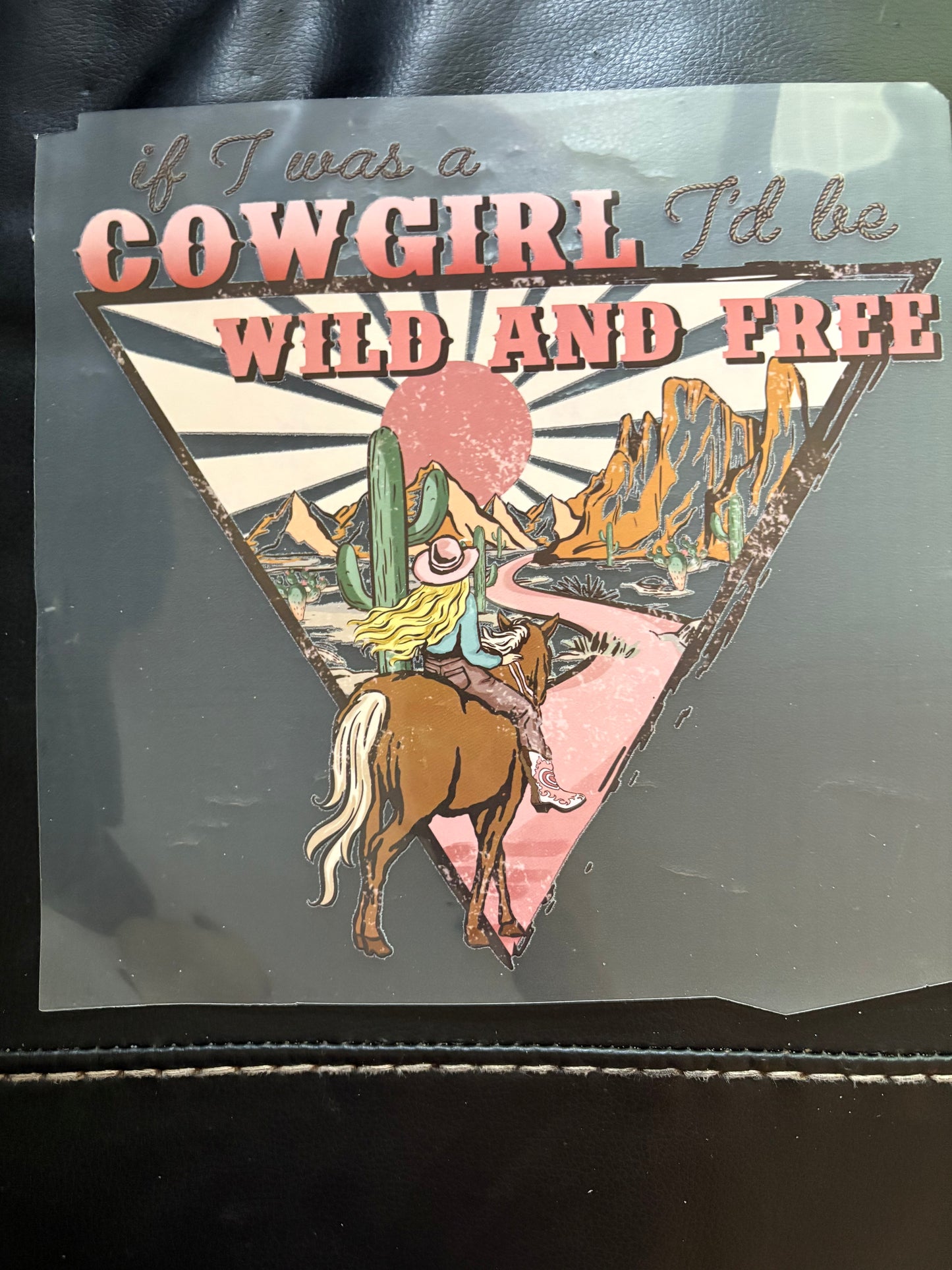 Heat press Adult rodeo