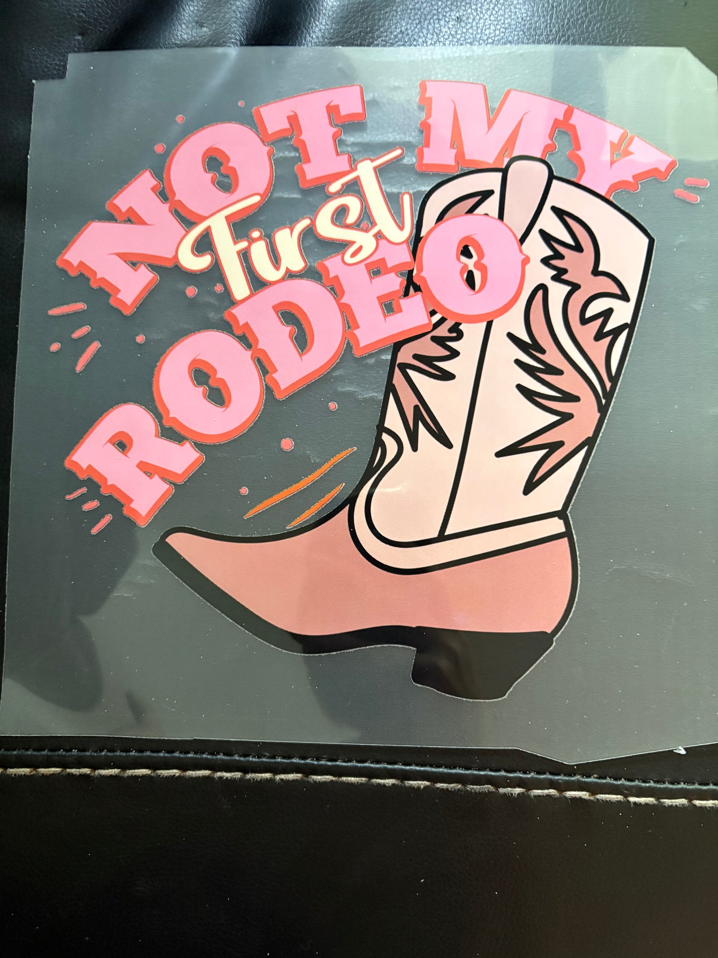 Heat press Adult rodeo