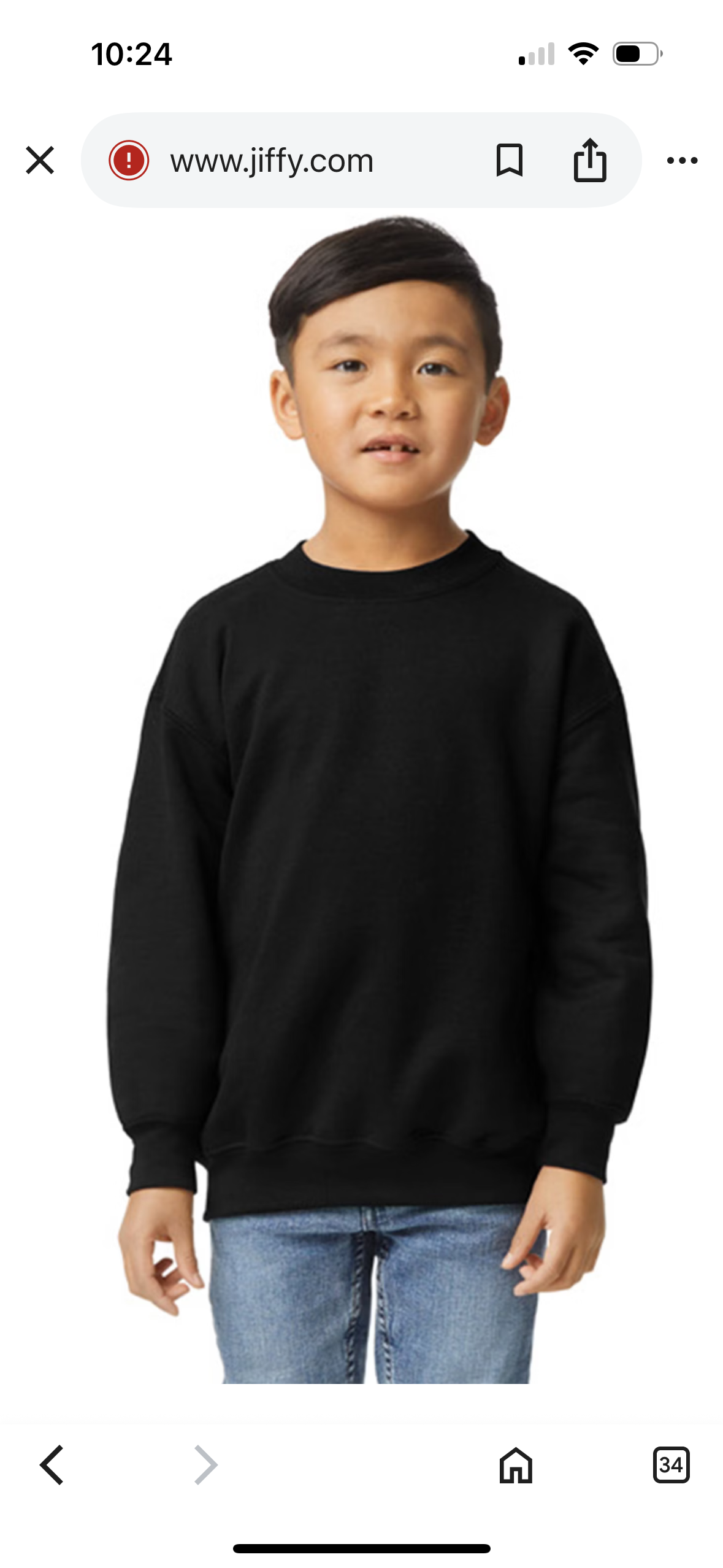 Pre order Youth crewneck