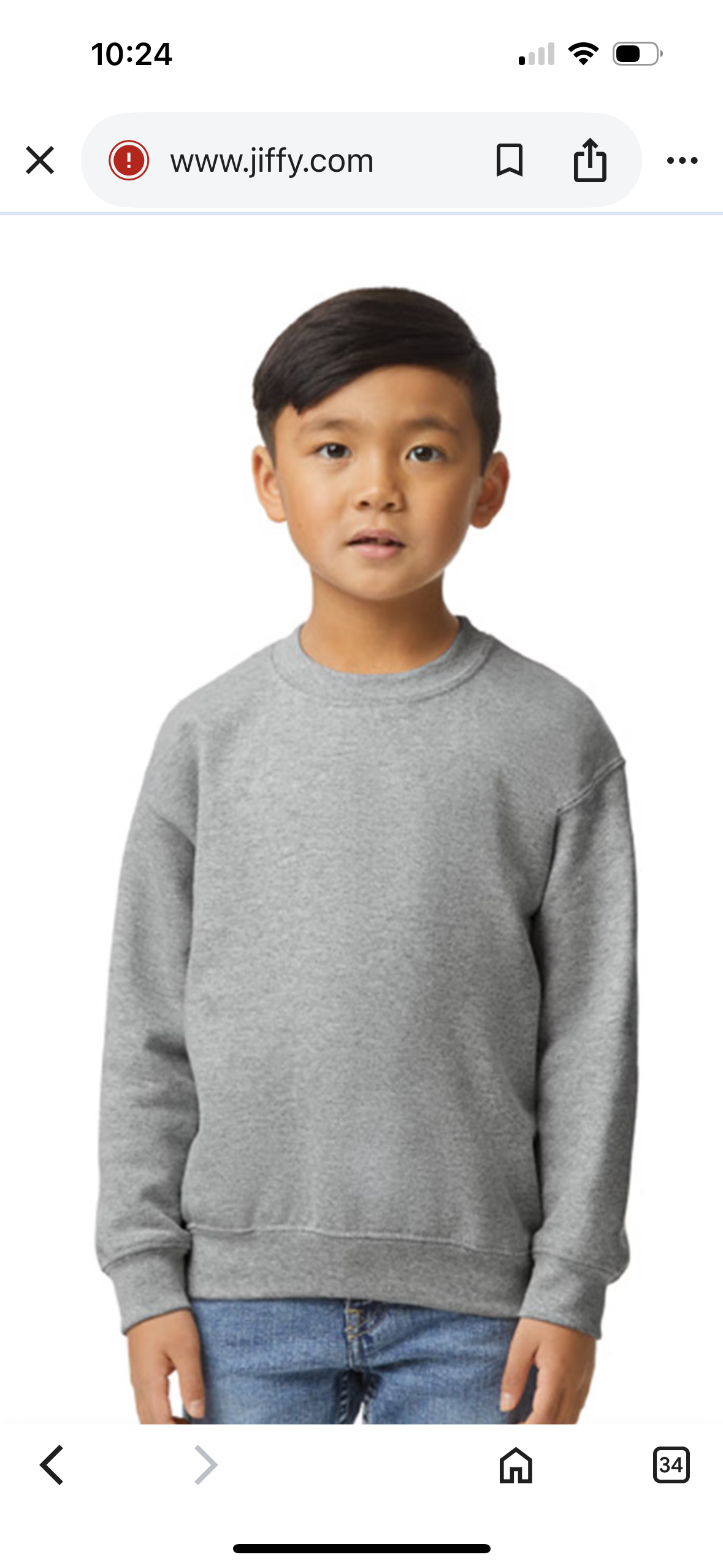 Pre order Youth crewneck