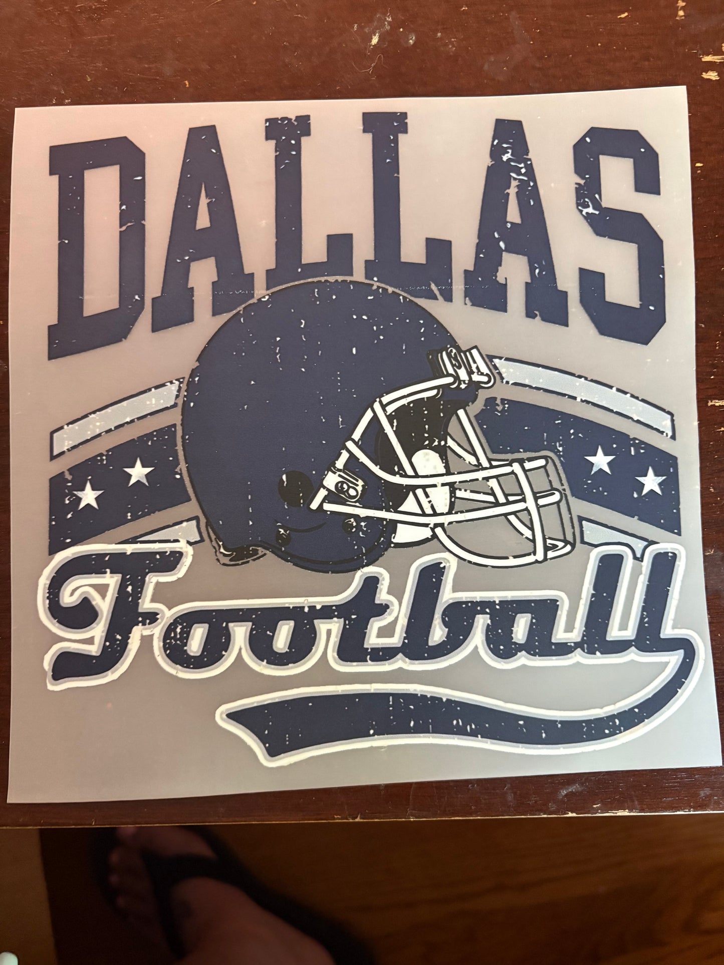 Heat press football