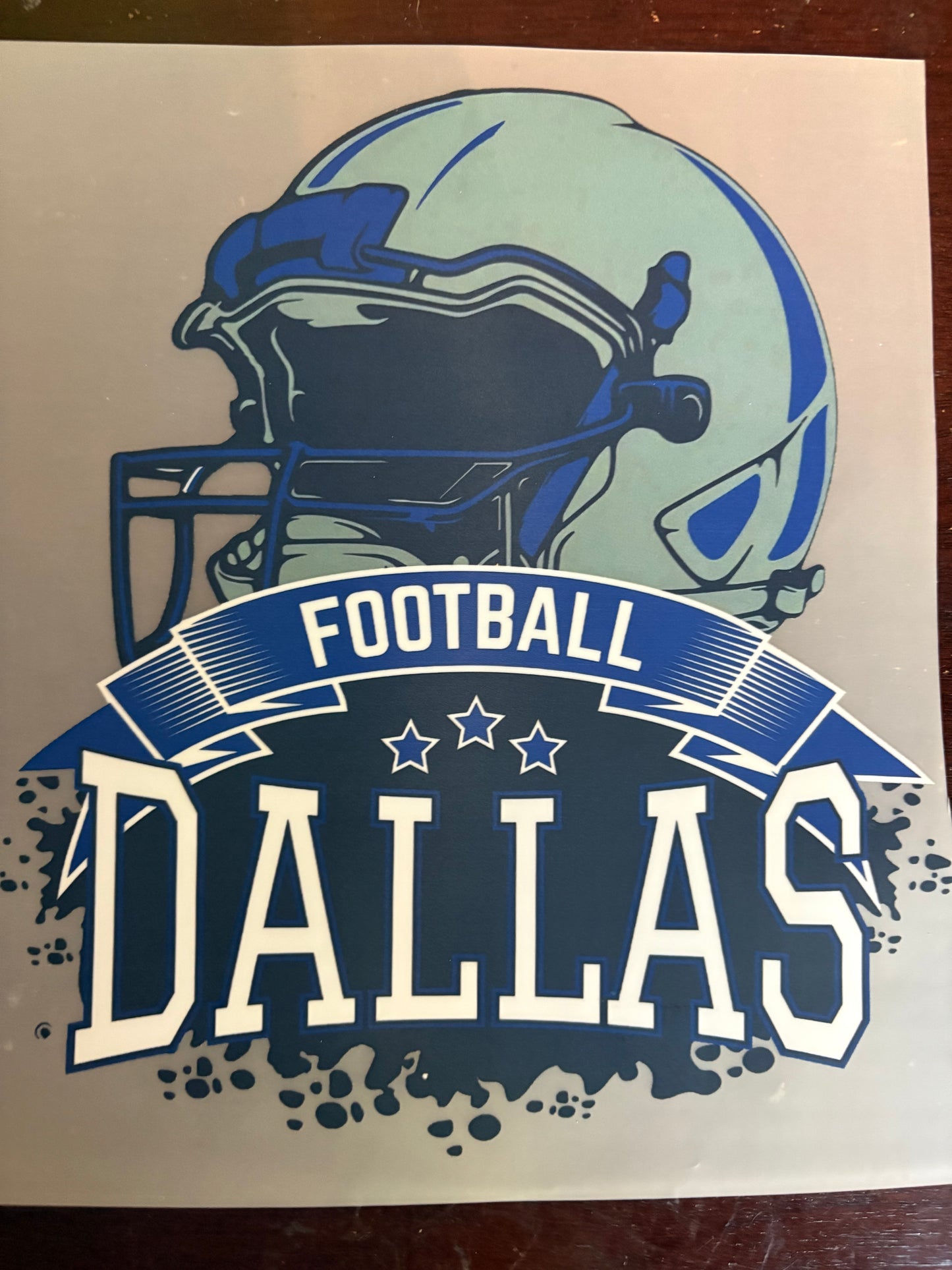 Heat press football