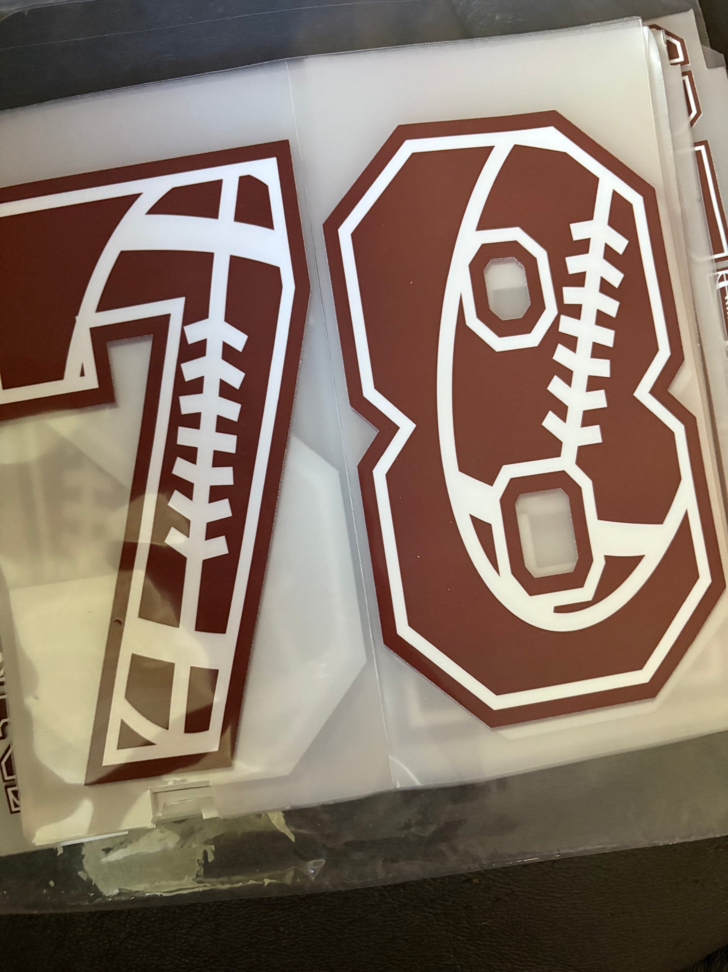Heat press football