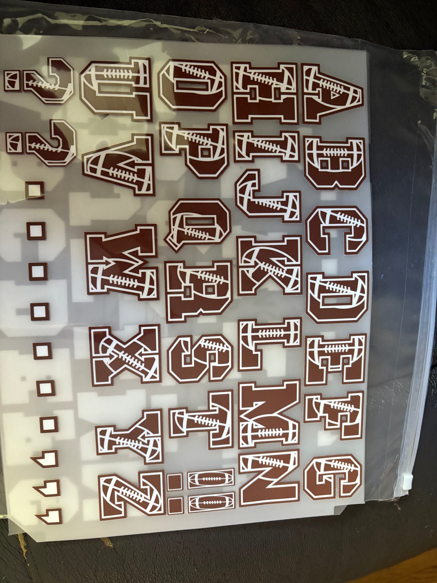 Heat press football
