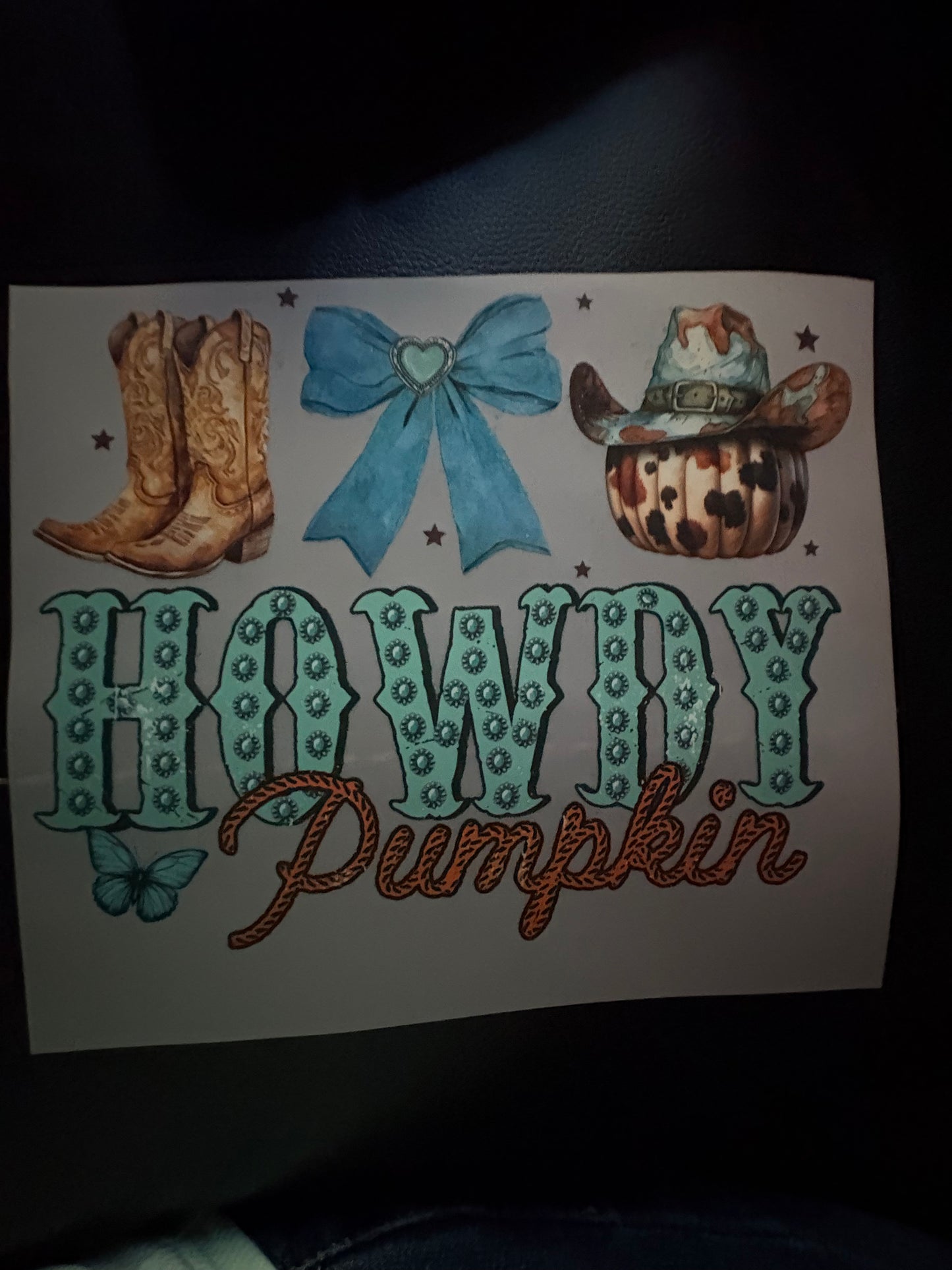 Adult Western fall heat press