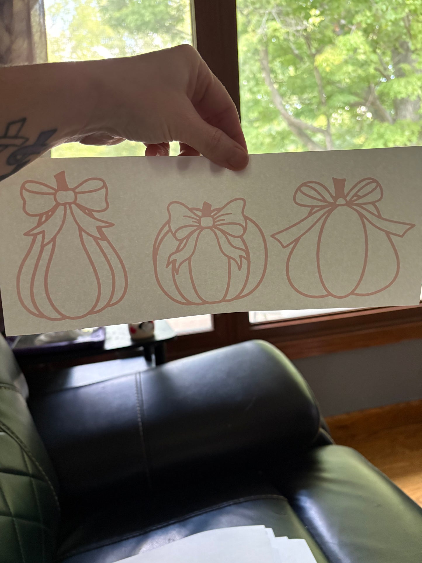 Adult fall heat press