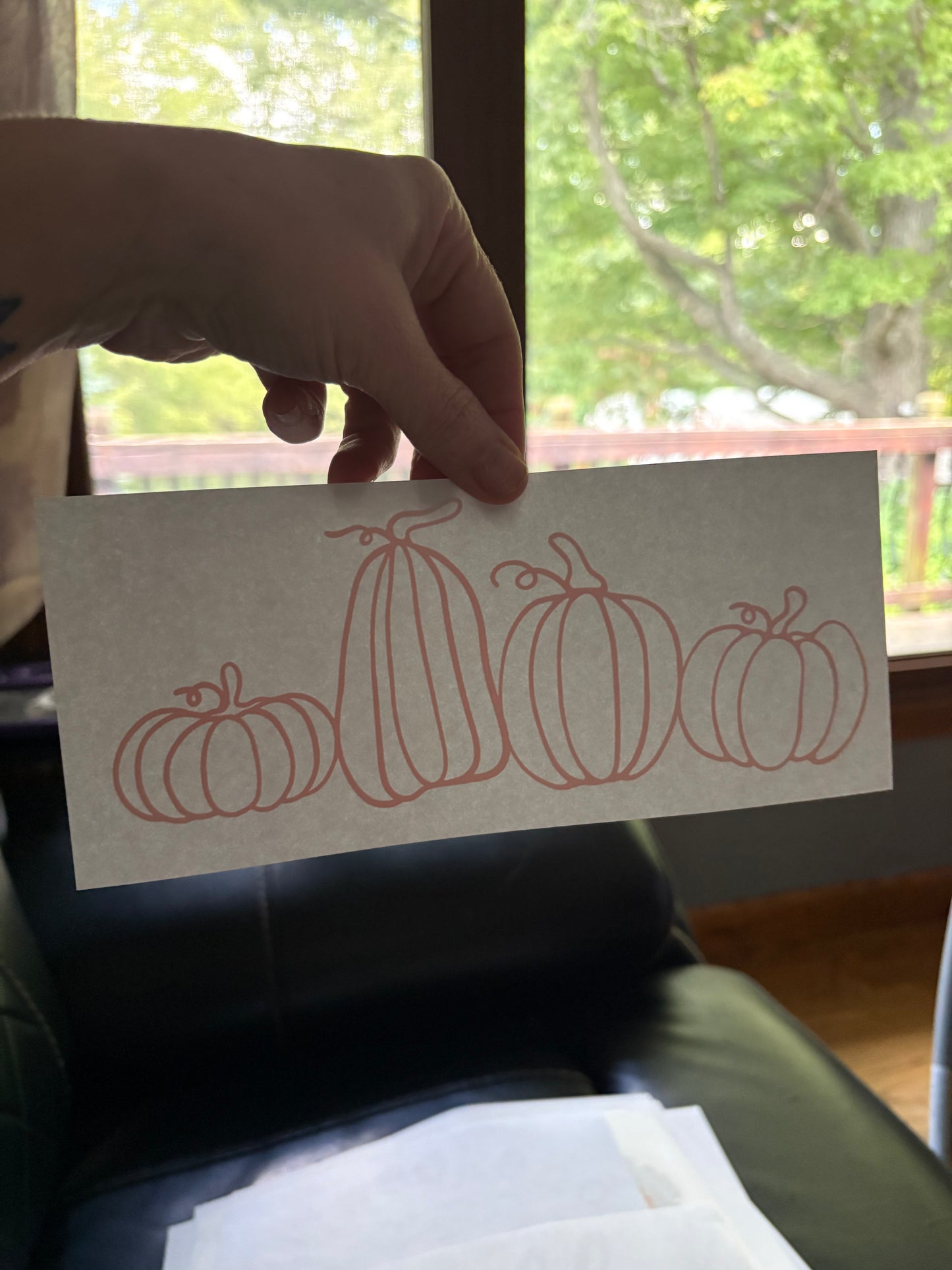Adult fall heat press