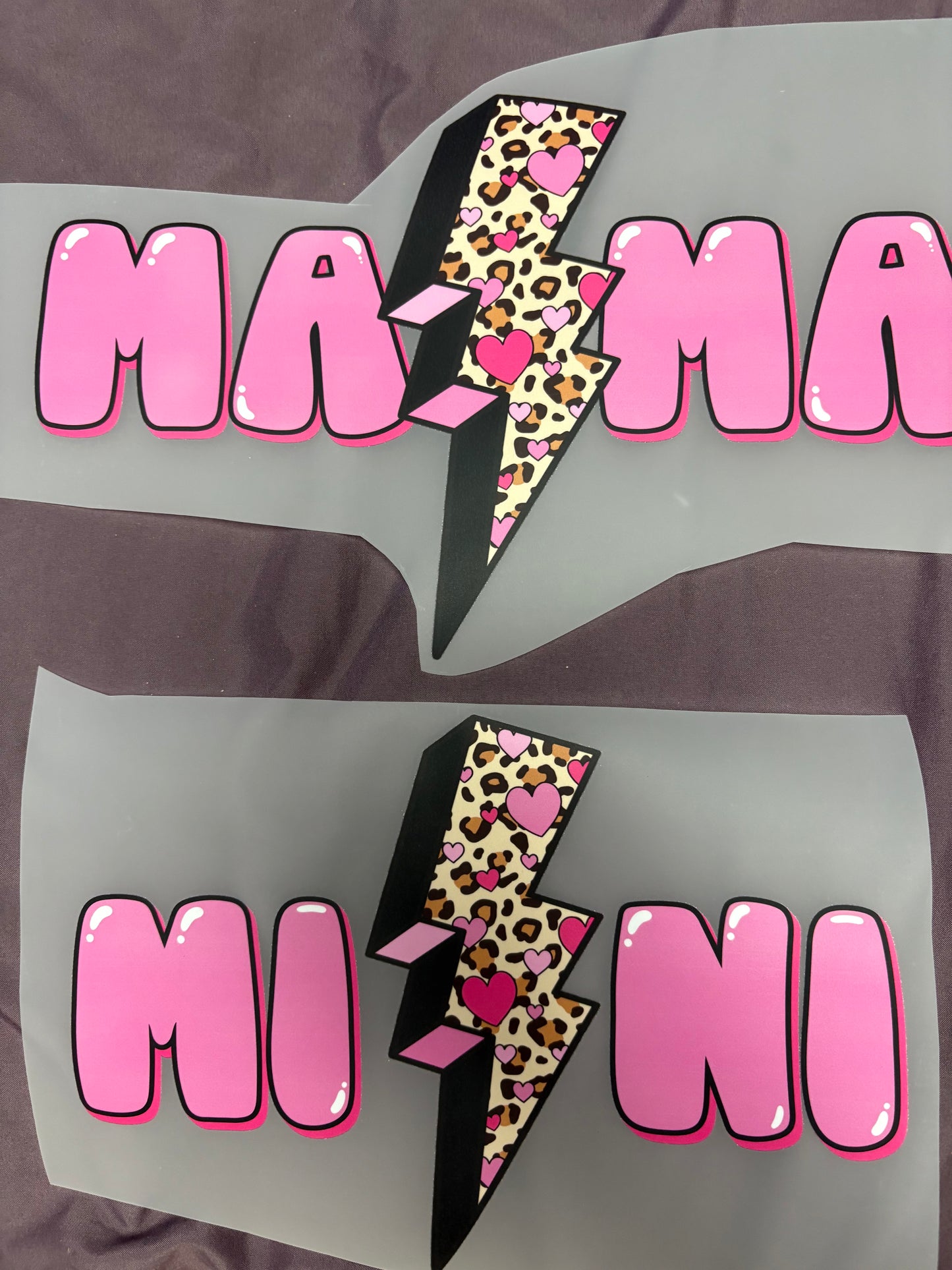 Heat press Mom and child combo