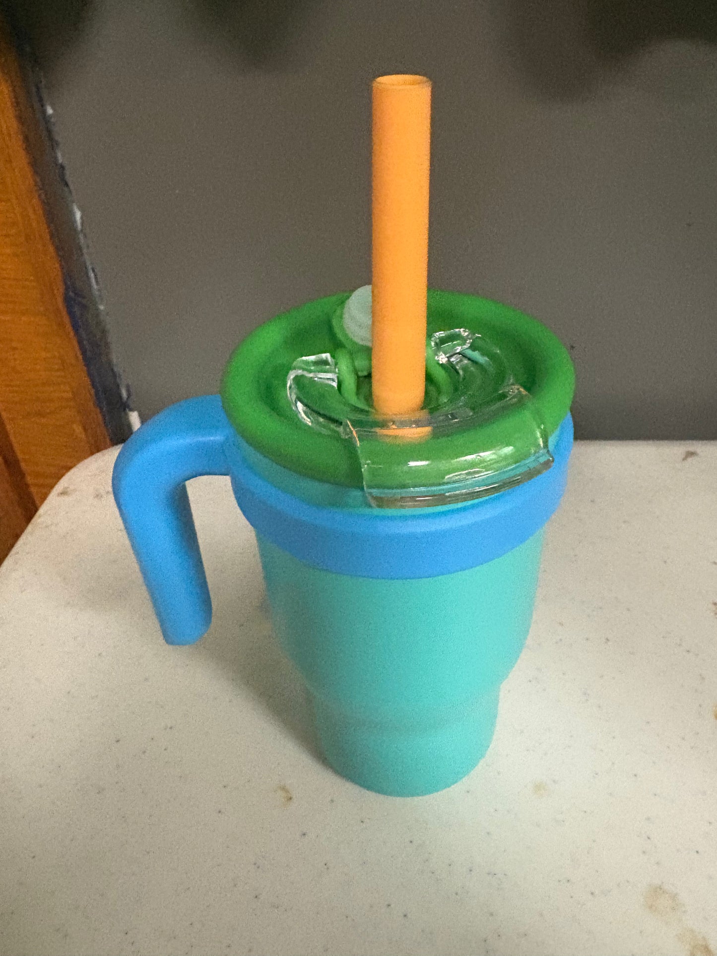 14 oz stainless steel with handle