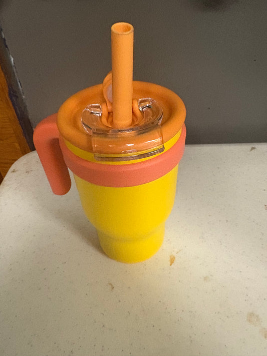 14 oz stainless steel with handle