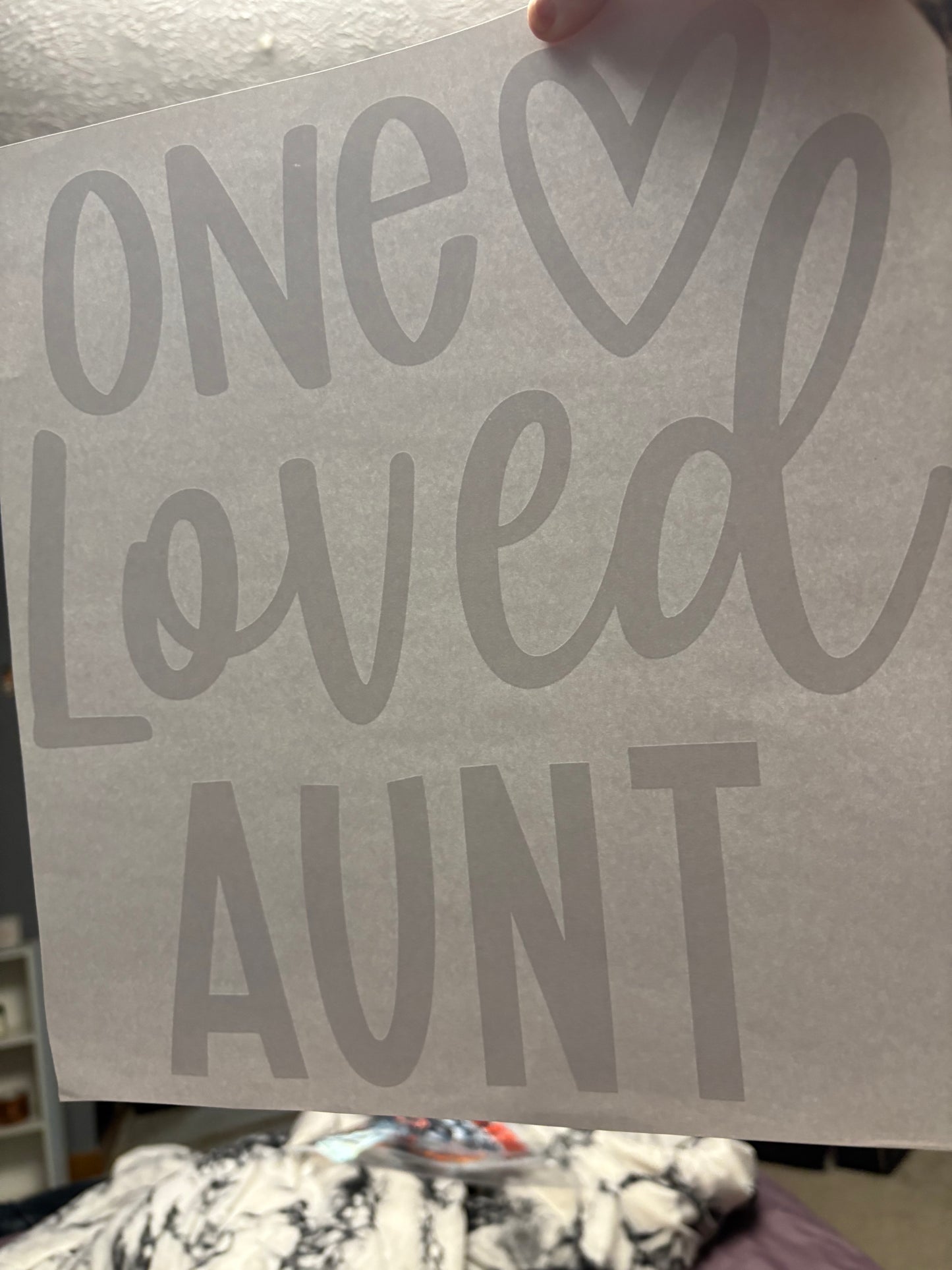 Heat press Adult Mom/Aunt/Grandma/Wife