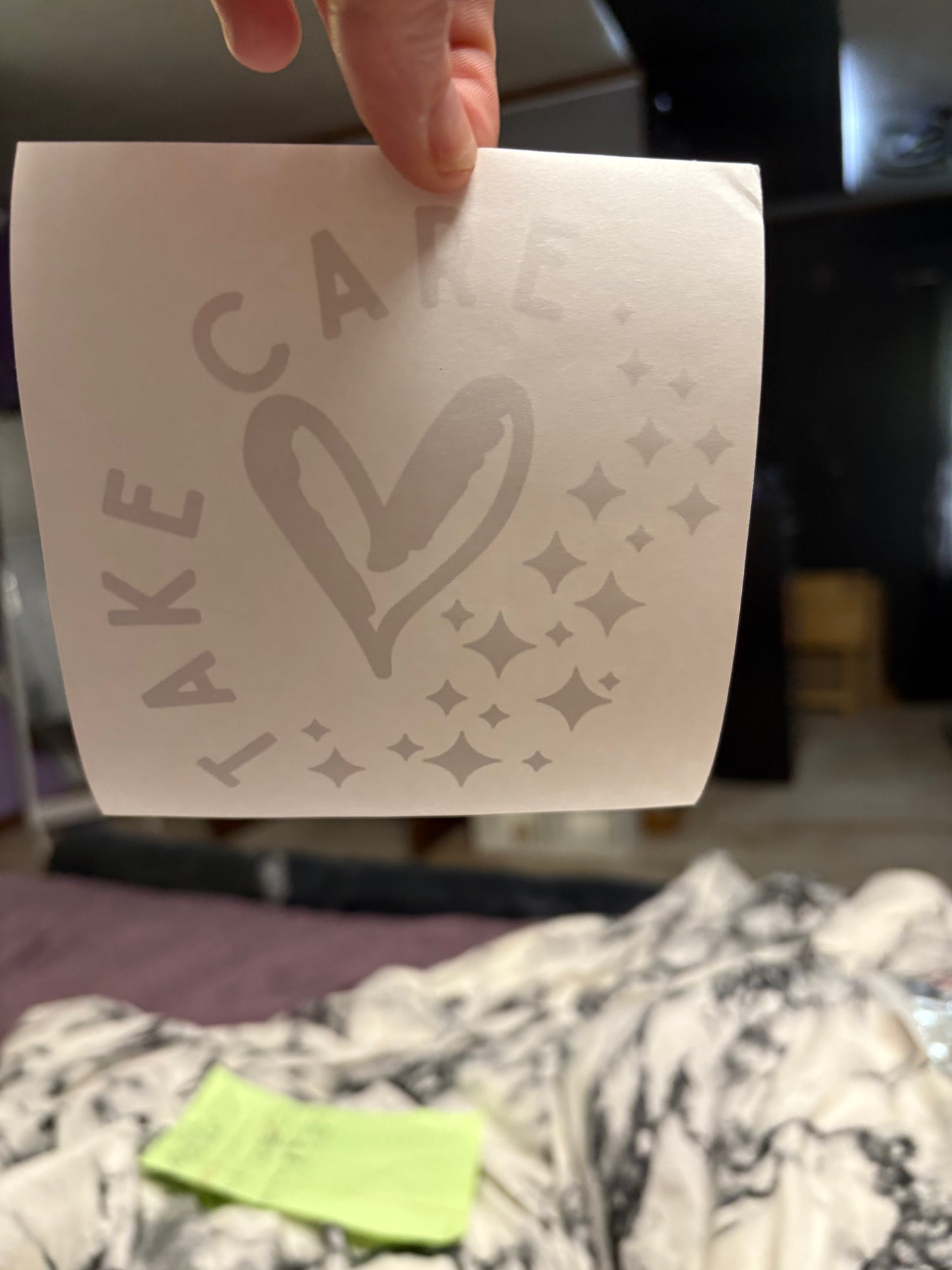 Adult Awareness heat press