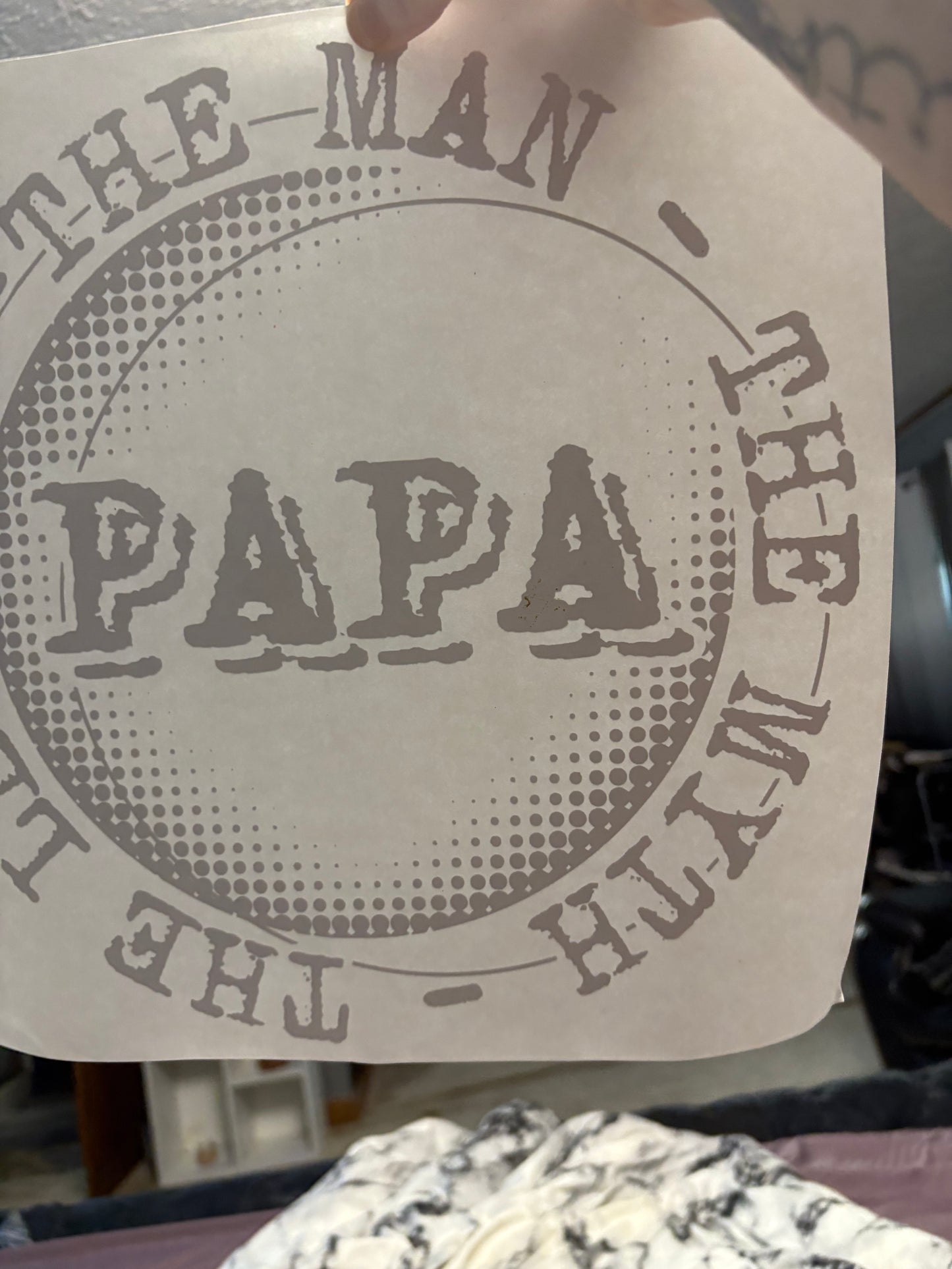 Heat press Adult Male