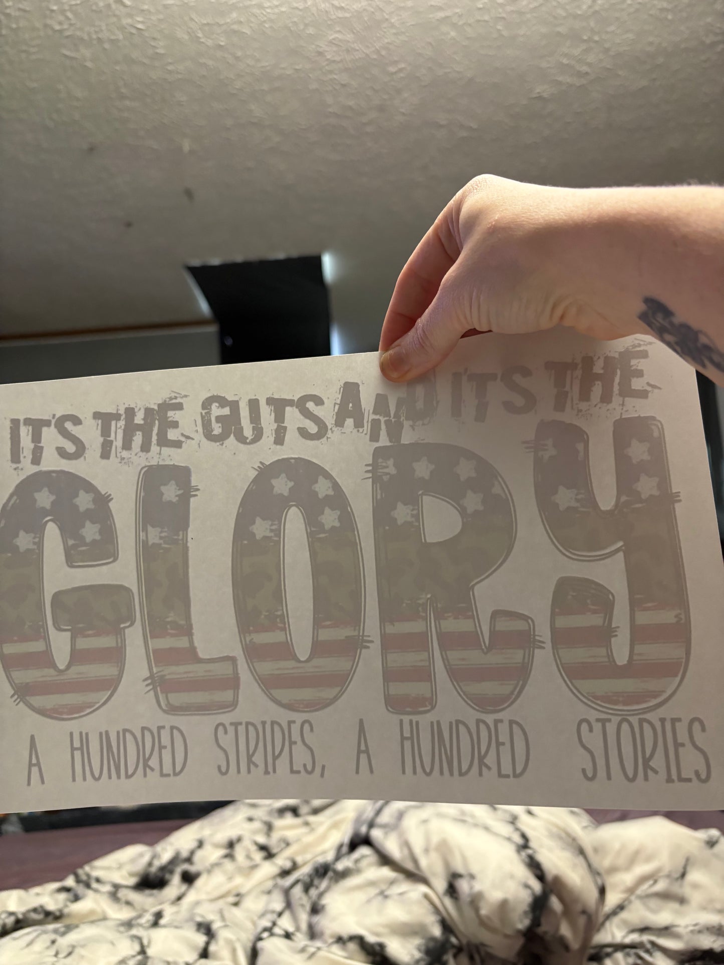 Heat press support our troops