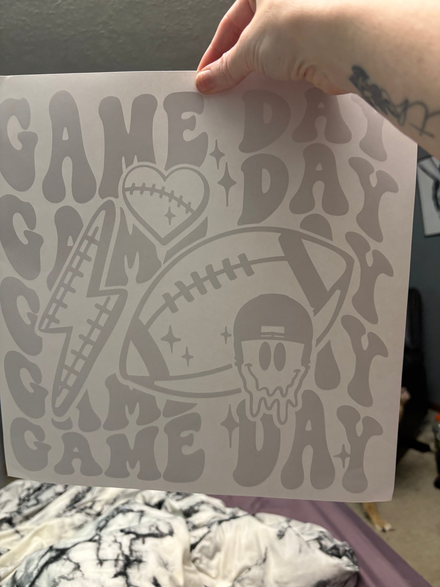 Heat press football