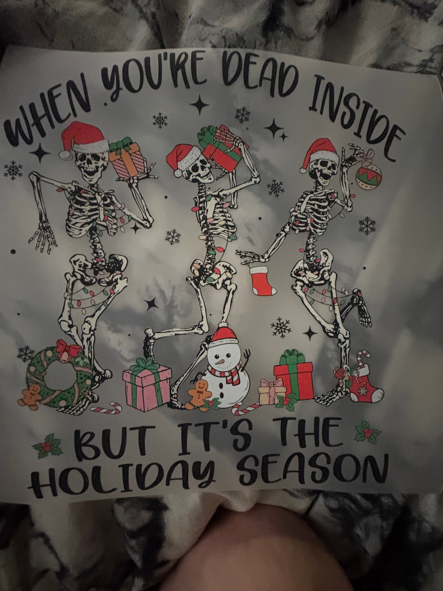 Heat press Christmas Adult
