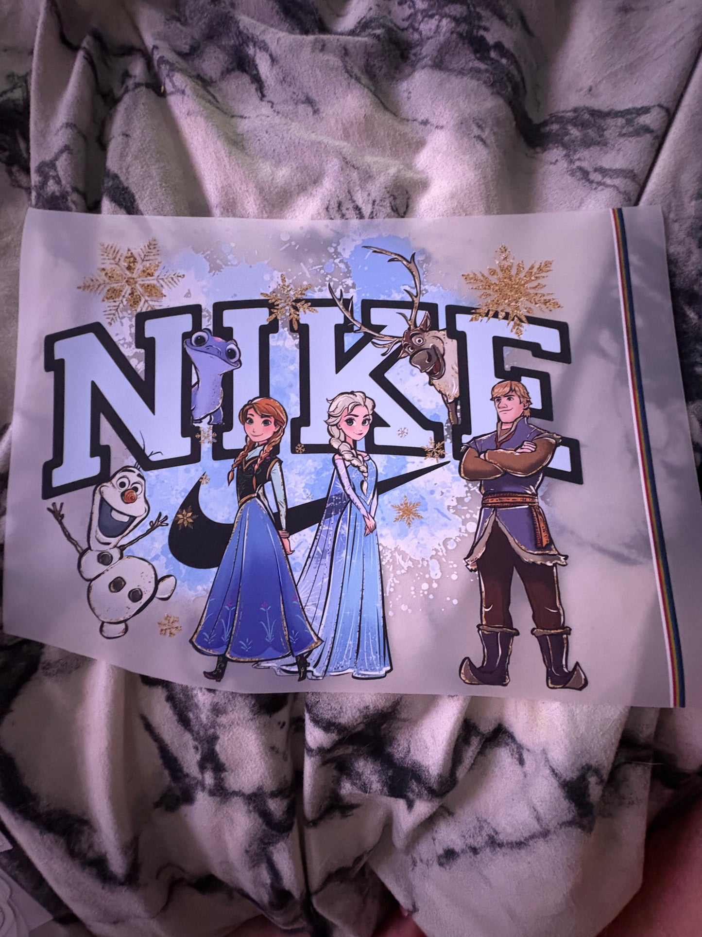 Heat press Nike Gucci LV etc