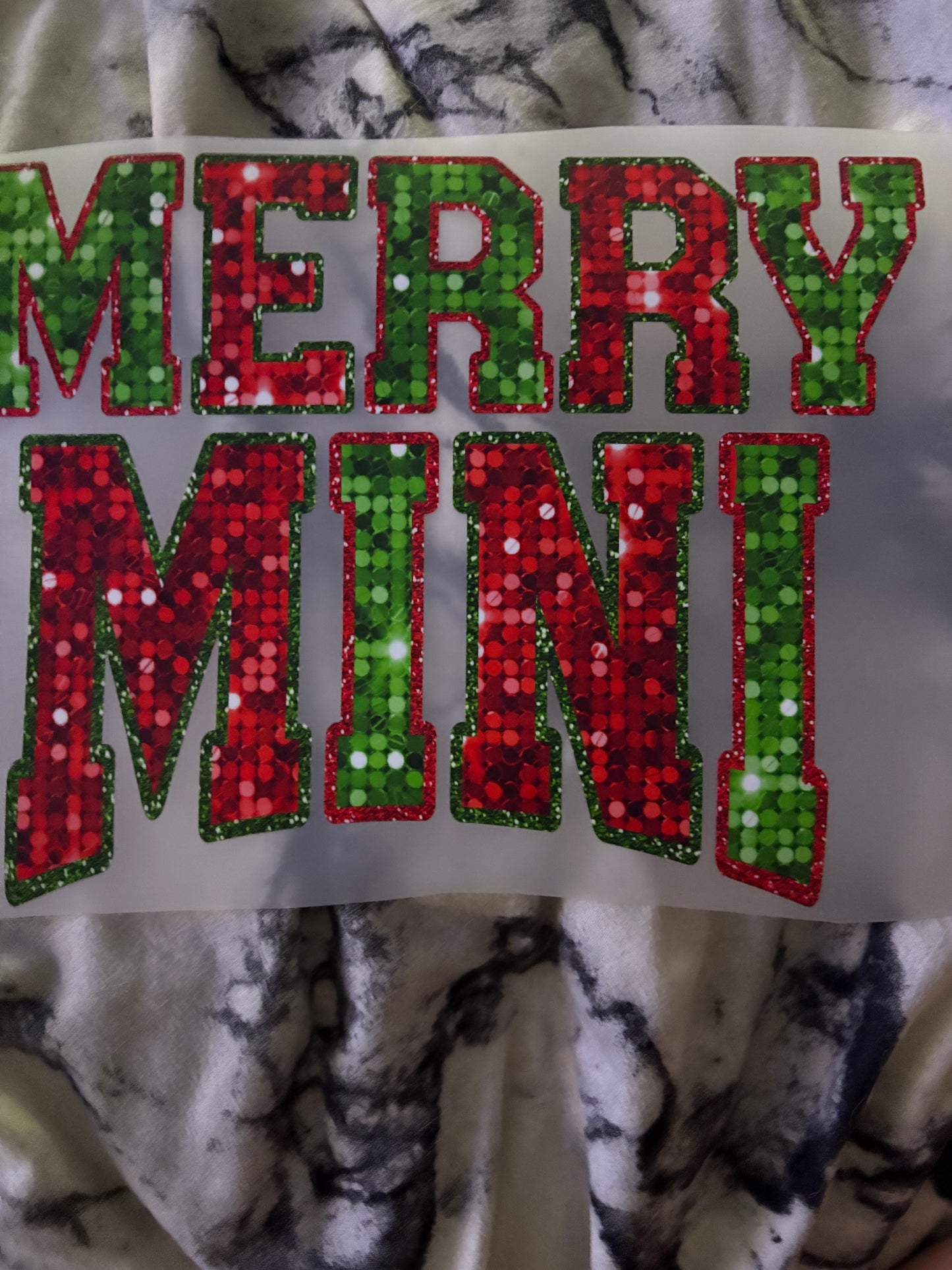 Heat press Christmas Adult
