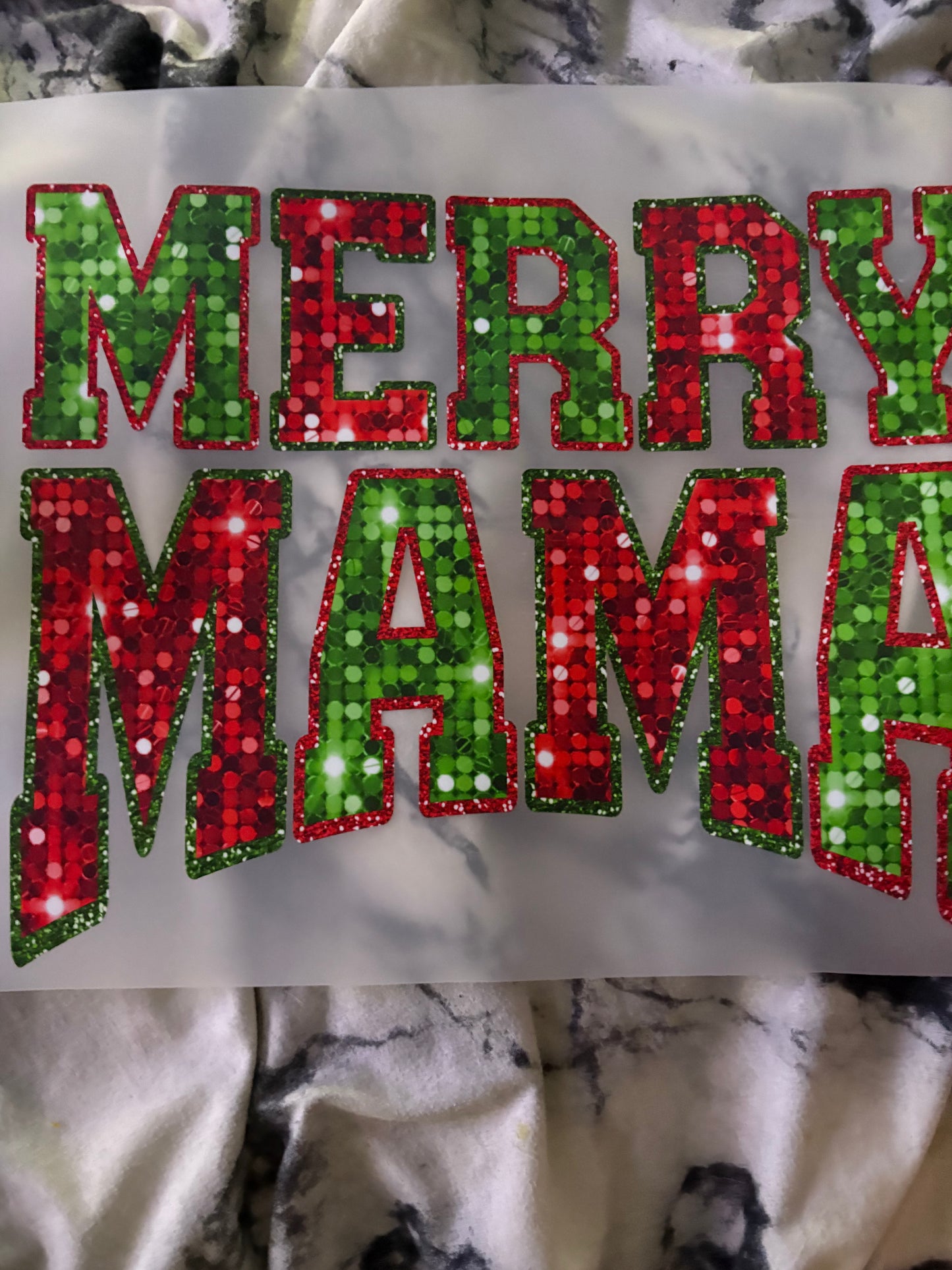 Heat press Christmas Adult
