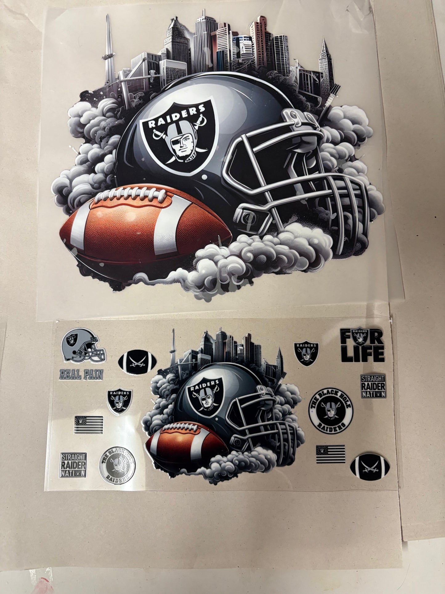 Heat press football
