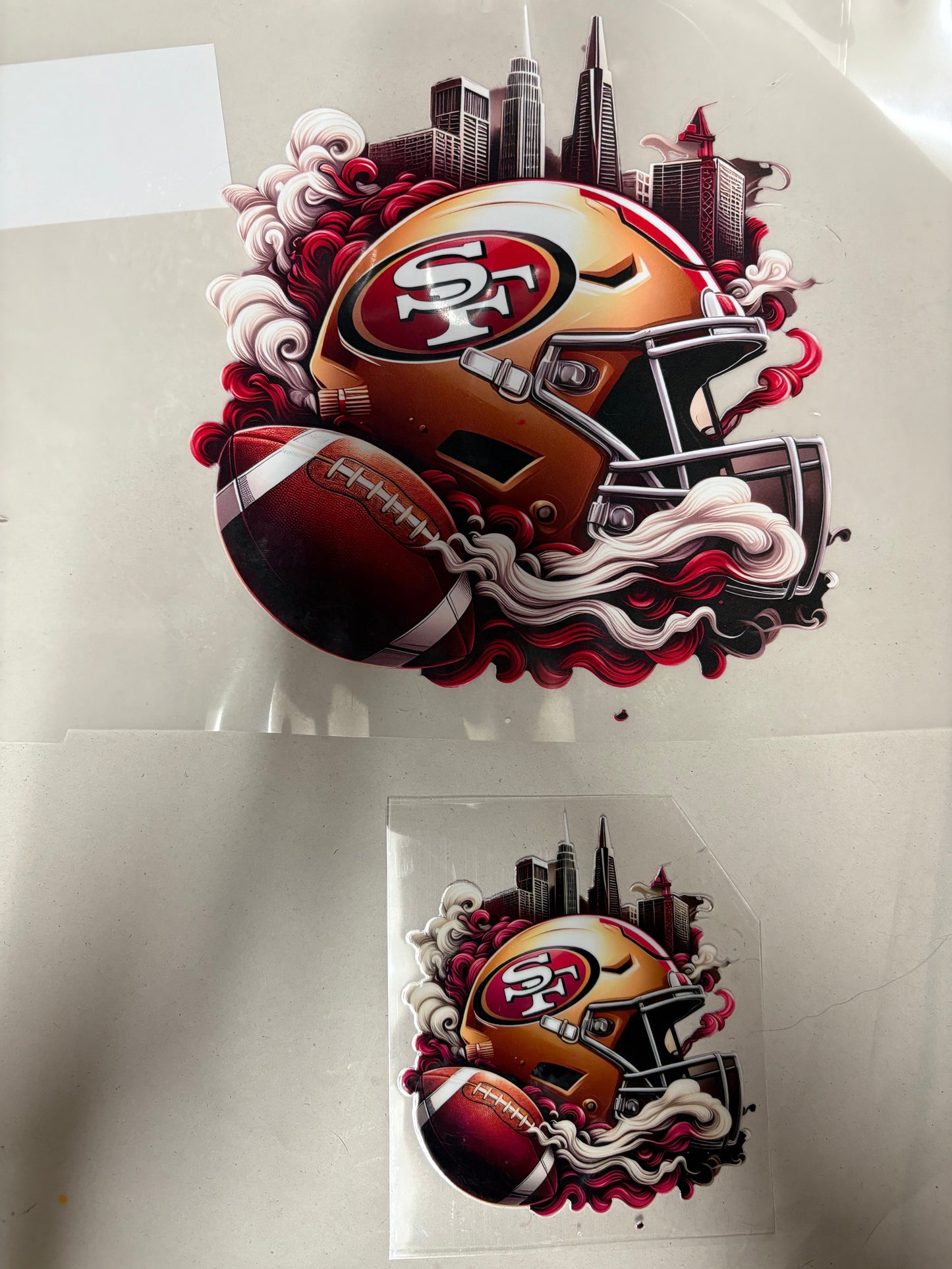 Heat press football