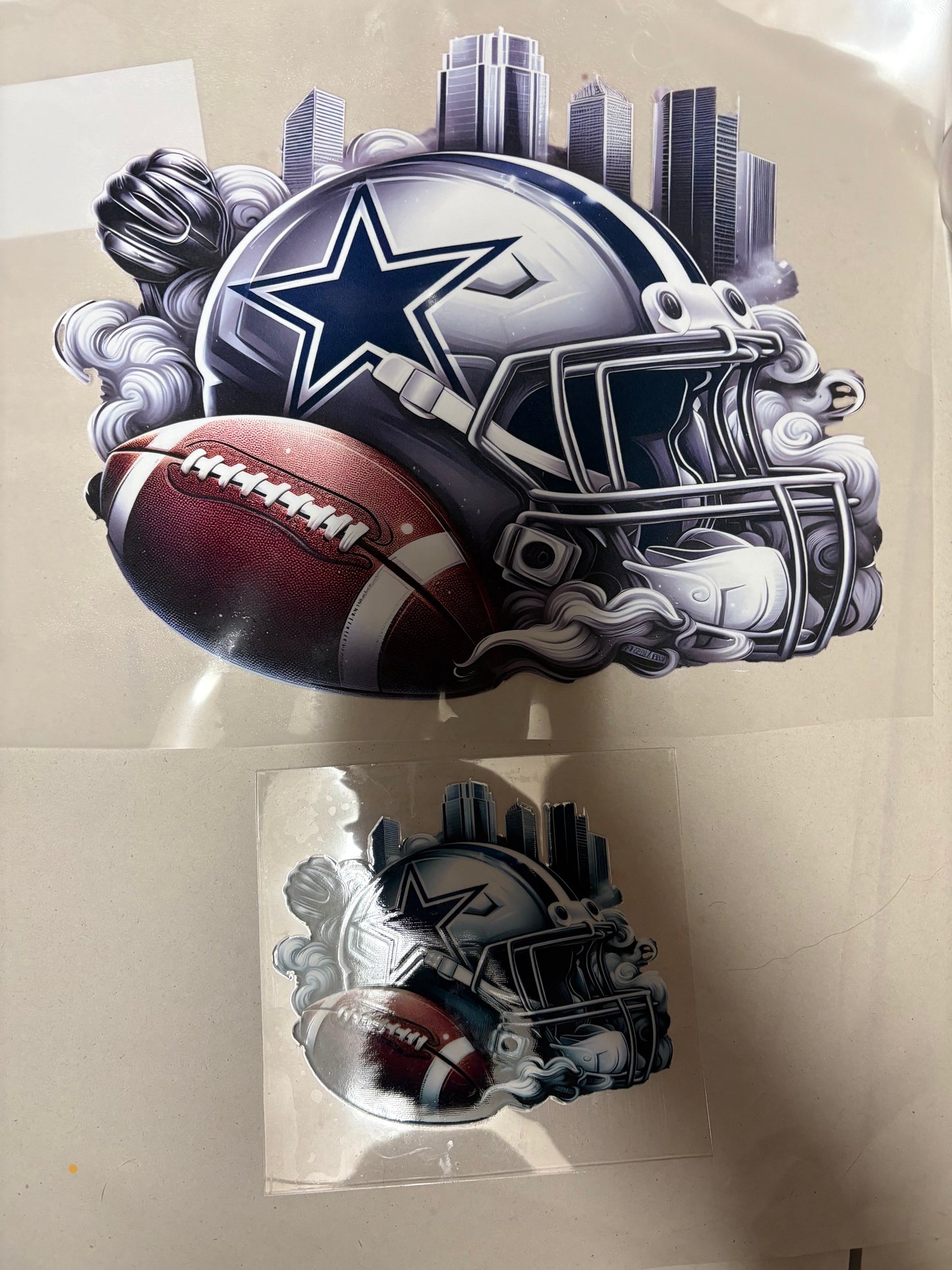 Heat press football