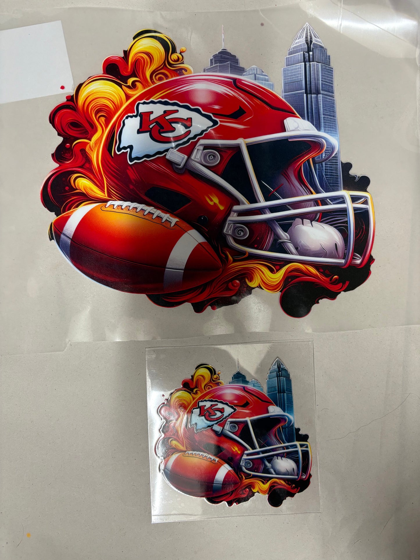 Heat press football