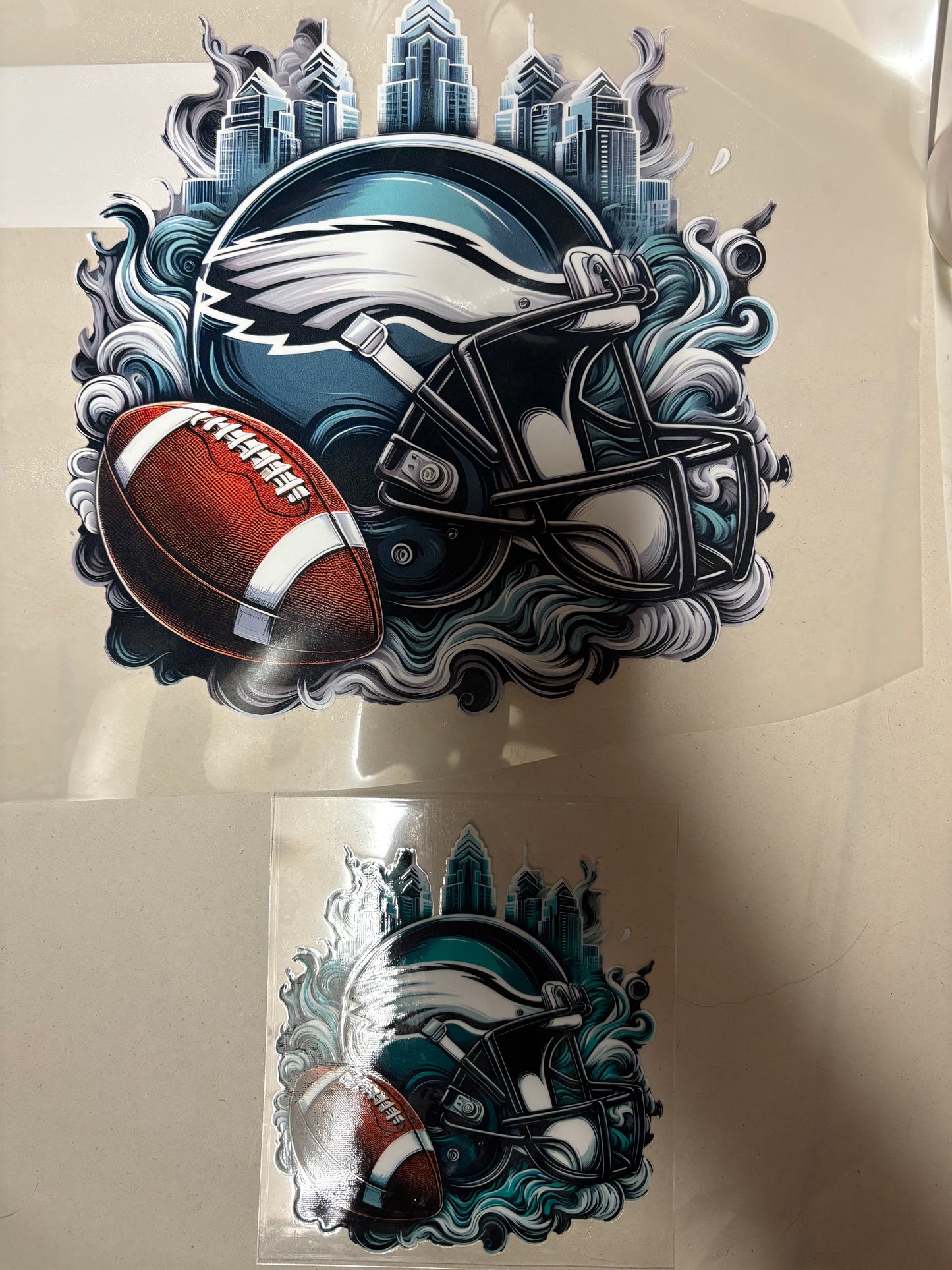 Heat press football