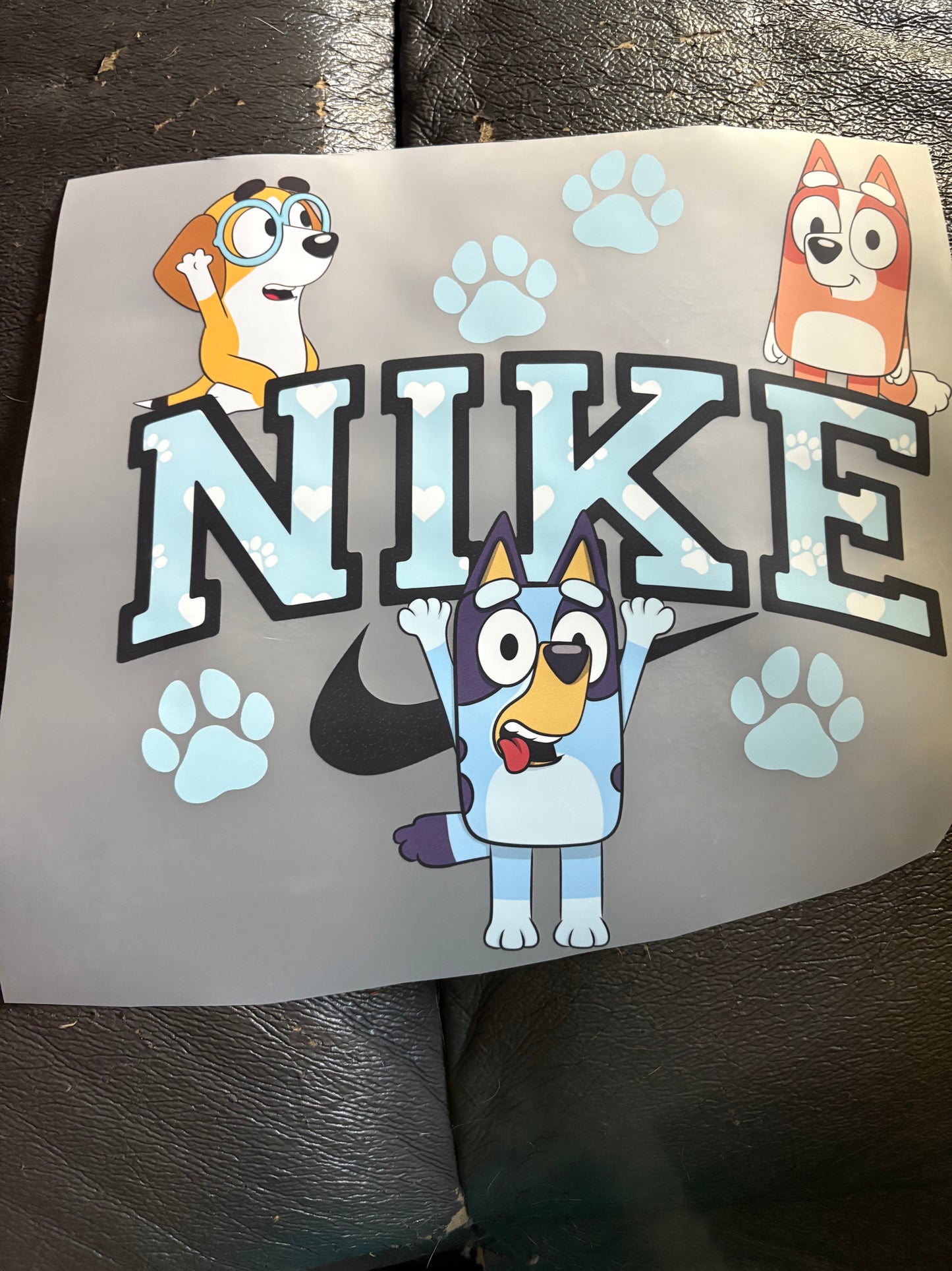 Heat press Nike Gucci LV etc