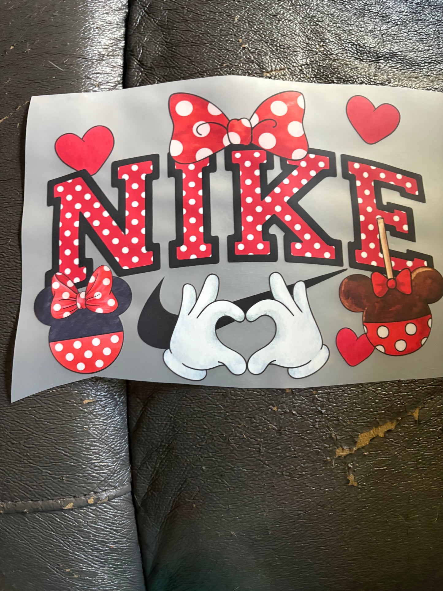 Heat press Nike Gucci LV etc
