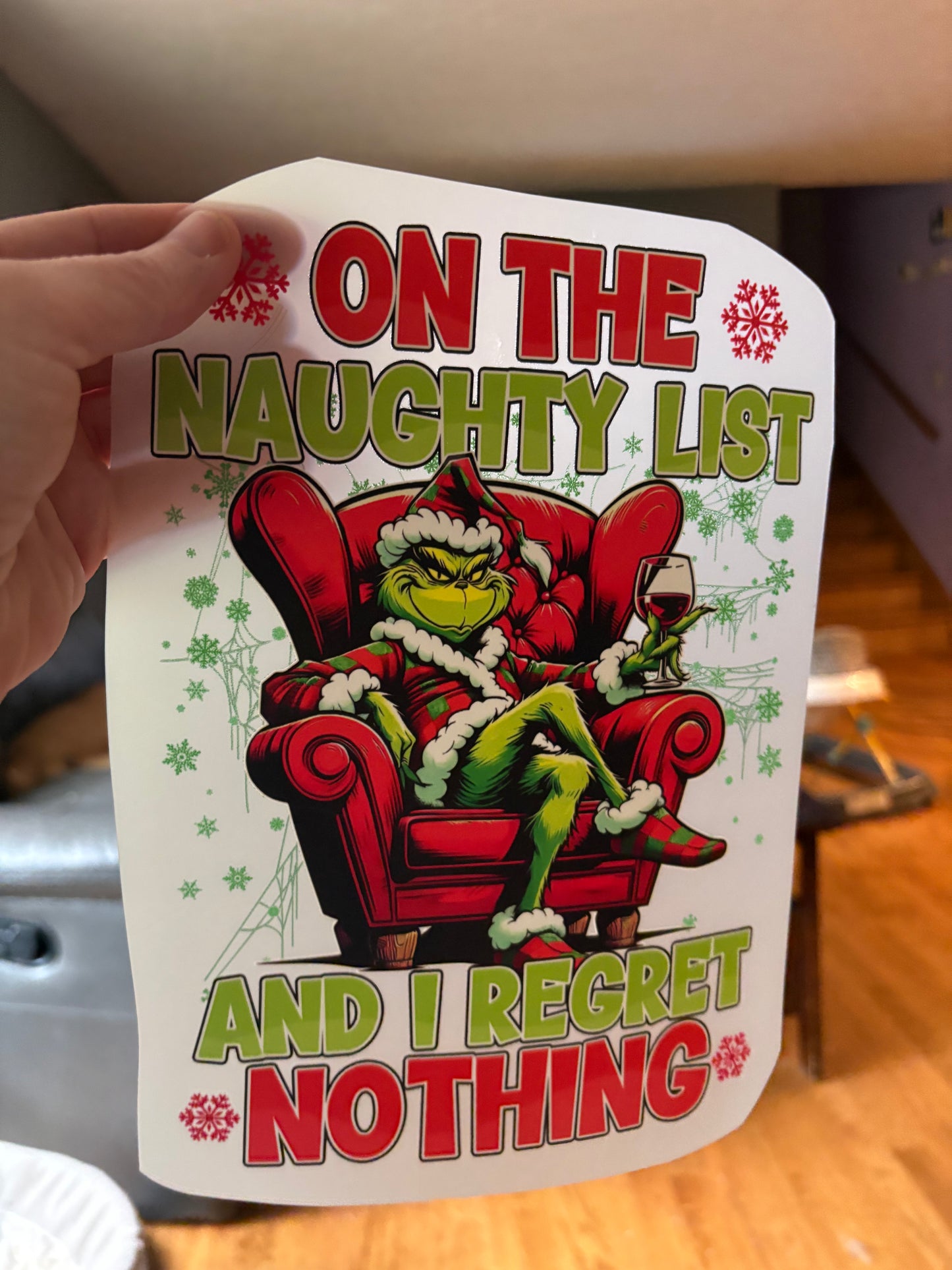 Heat press Christmas Adult
