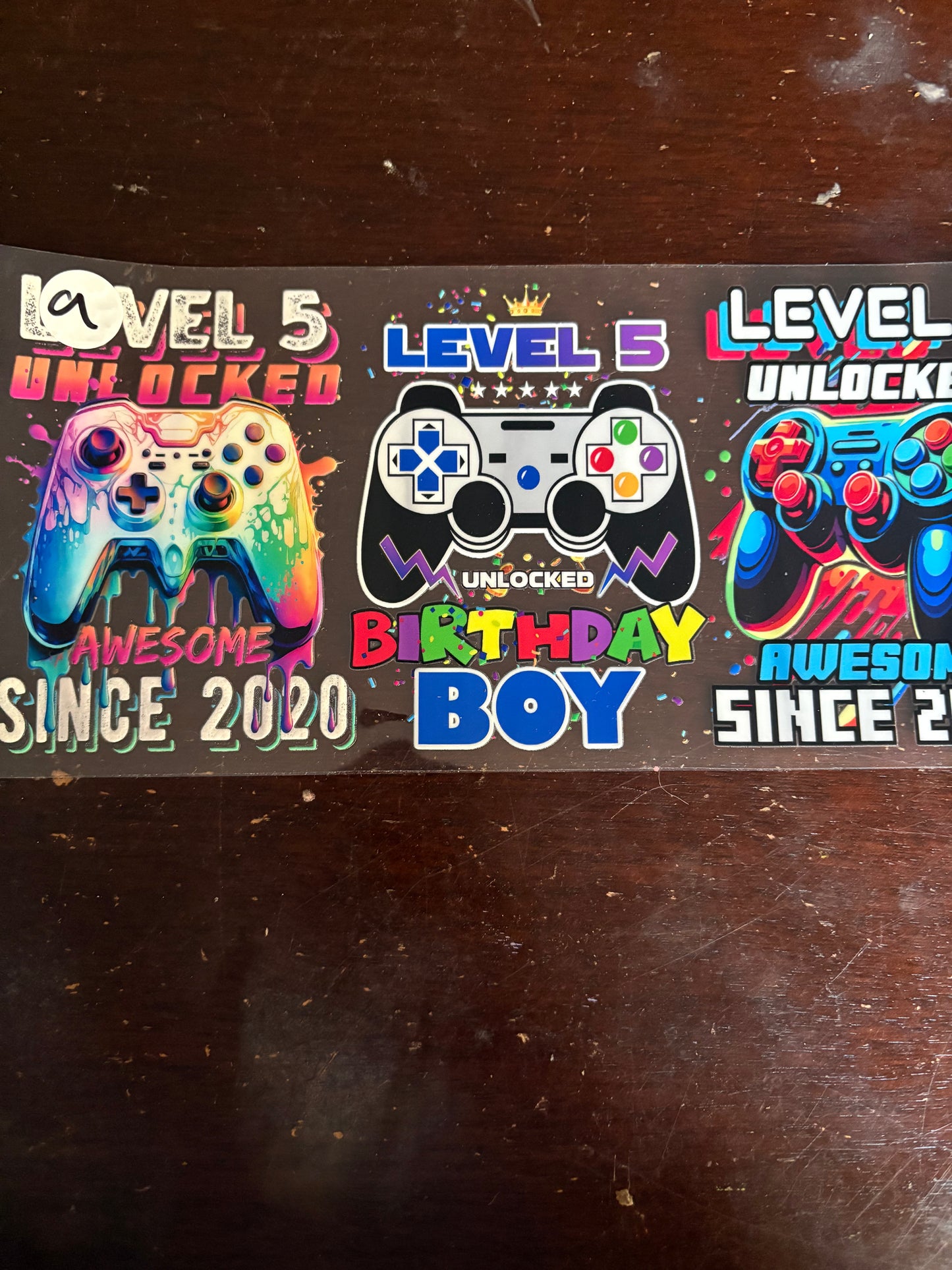 Birthday wraps