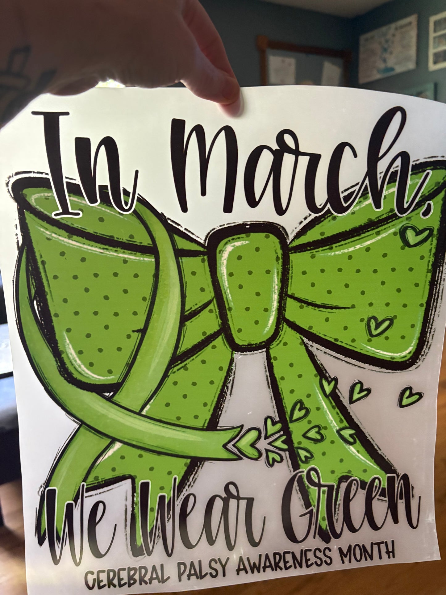 Adult Awareness heat press